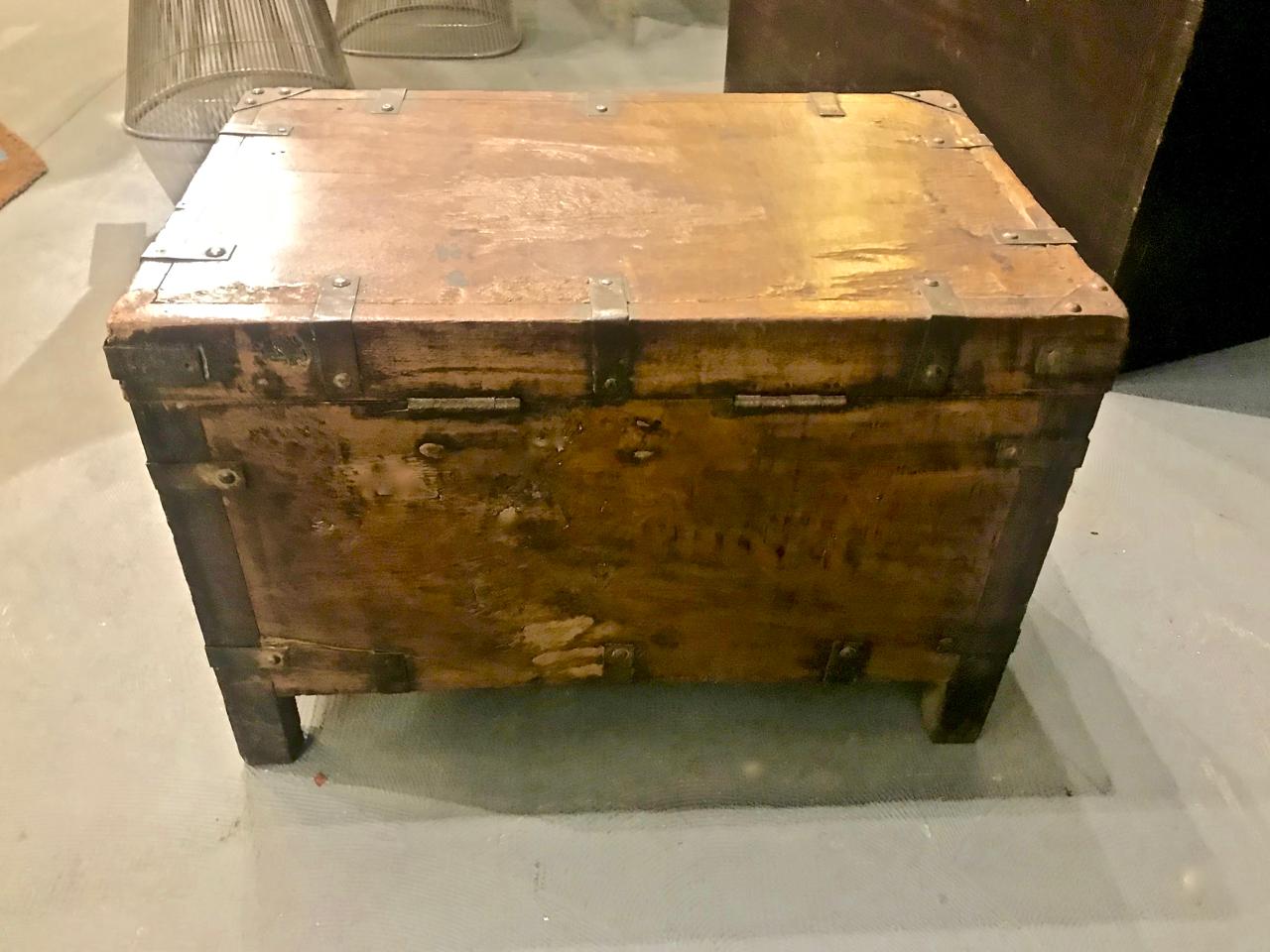 Wrought Iron Spanish Colonial Trunk, 19th Century