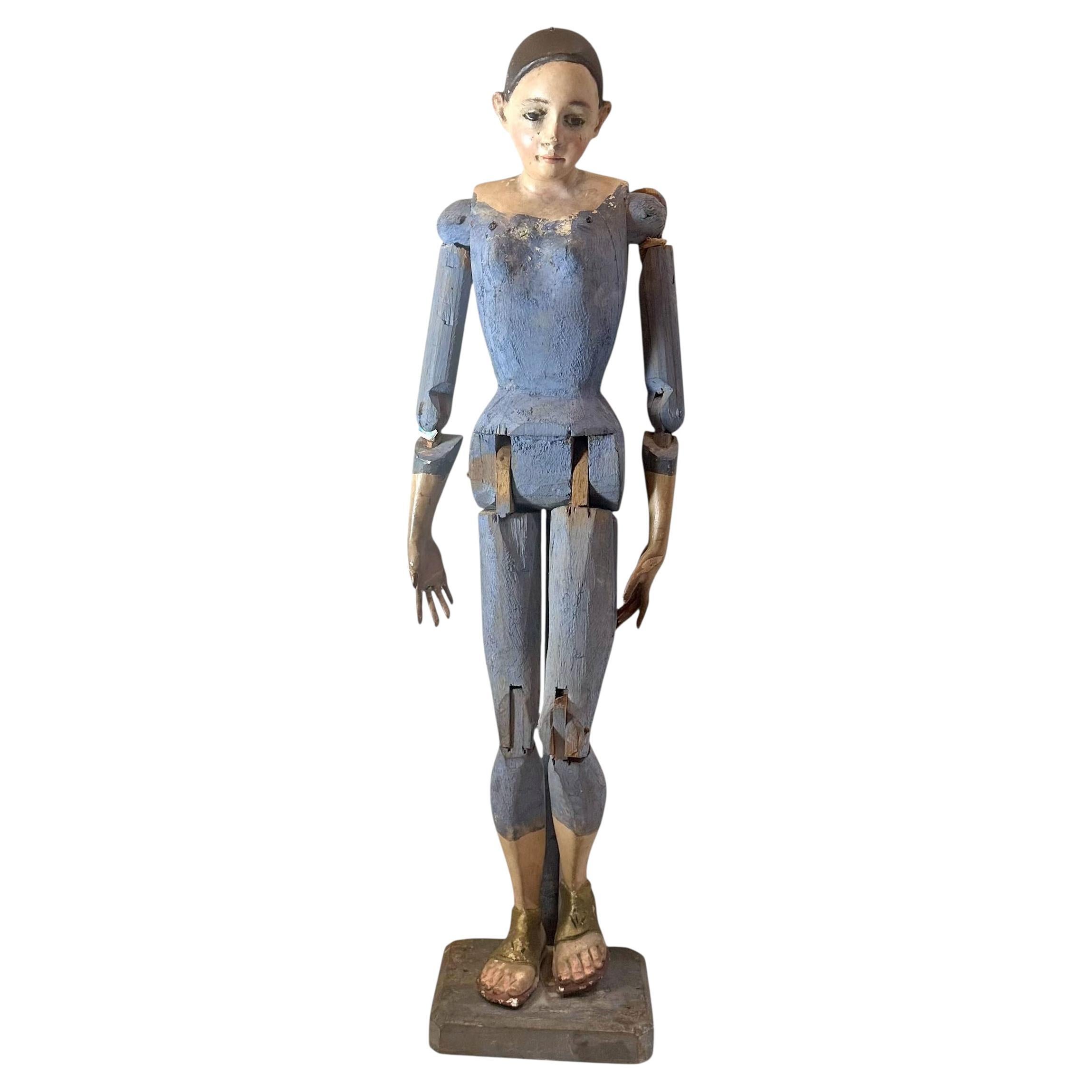 Spanish Colonial Wooden Santo