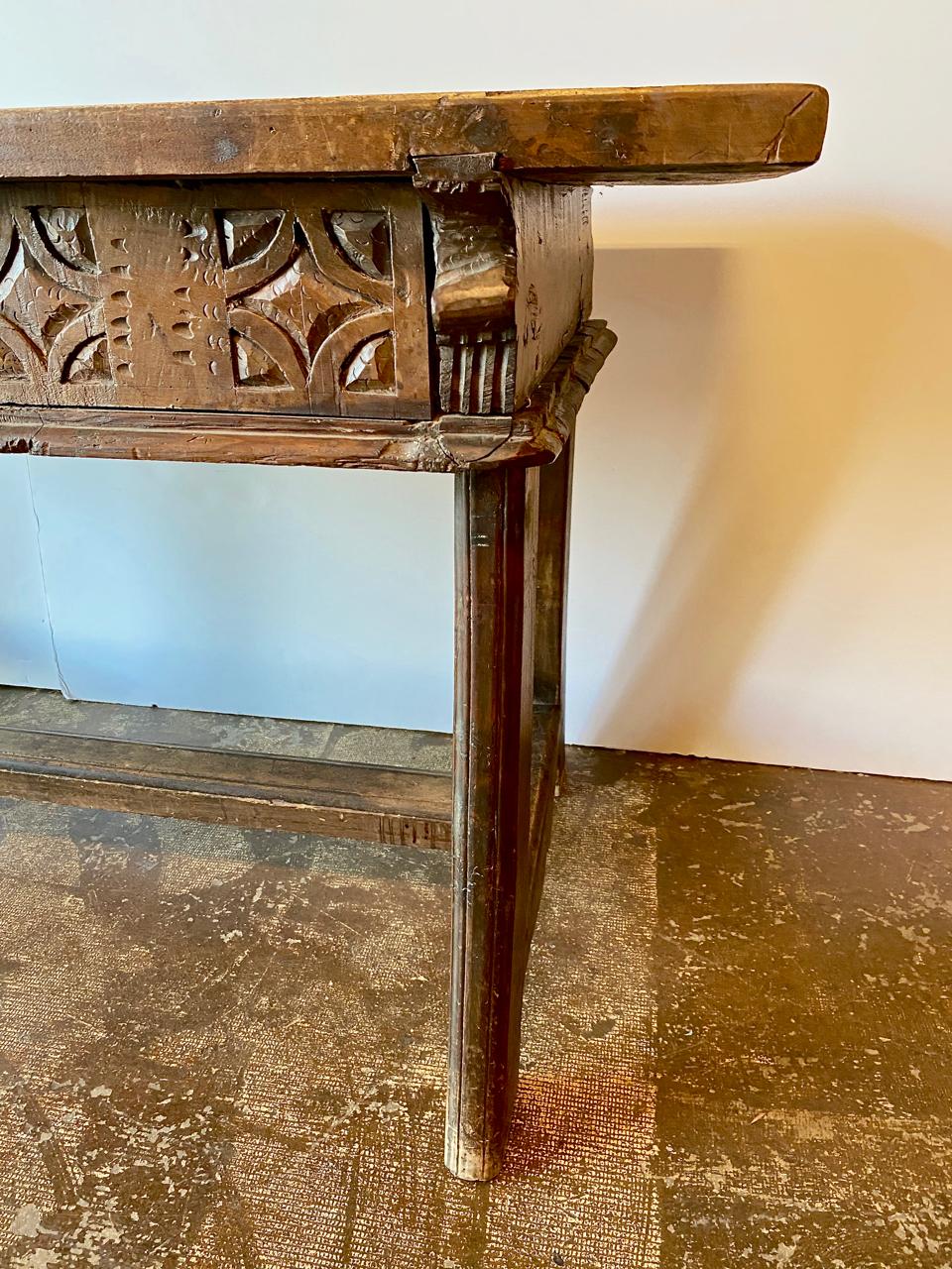 Spanish Colonial Writing Table/Console, circa 18th-19th Century For Sale 2