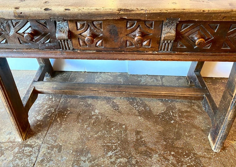 Mexican Spanish Colonial Writing Table/Console, circa 18th-19th Century For Sale