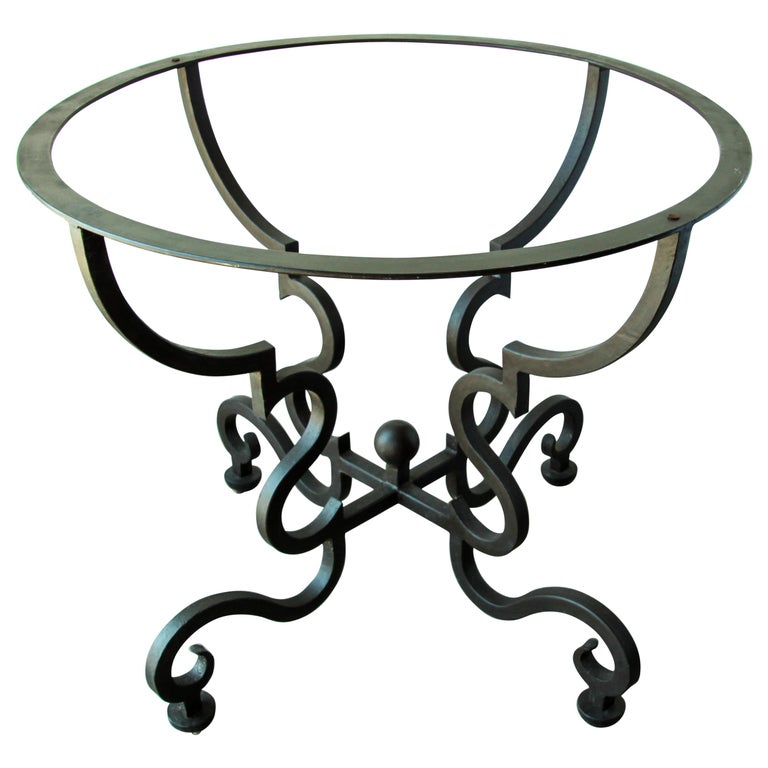 Spanish Colonial Wrought Iron Table Base at 1stDibs used wrought iron
