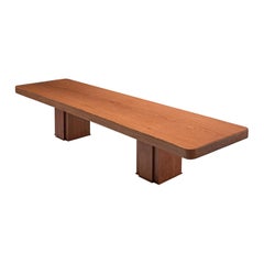 Spanish Conference Table in Solid Bubinga Wood