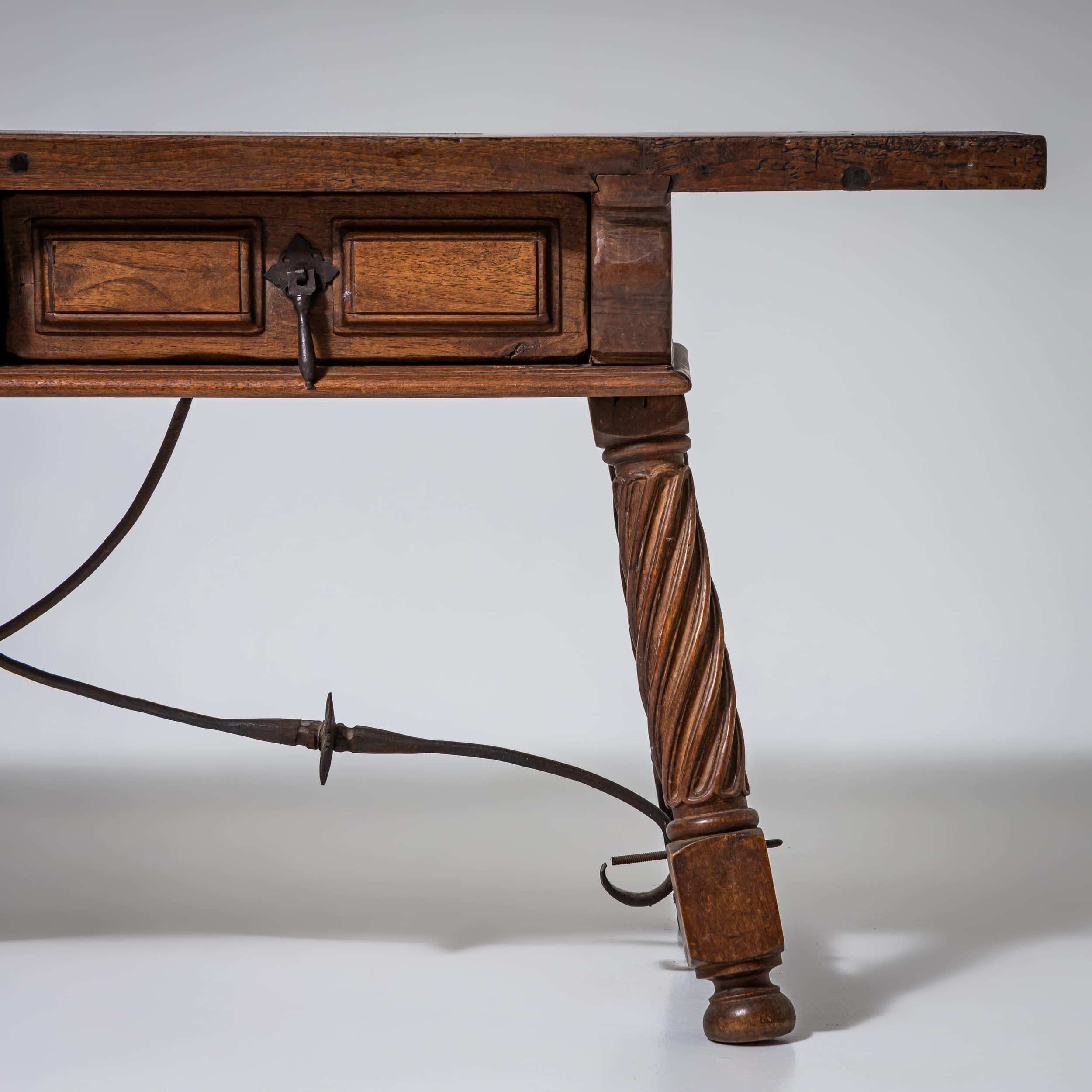 Spanish Console Table or Bench, 19th Century For Sale 11
