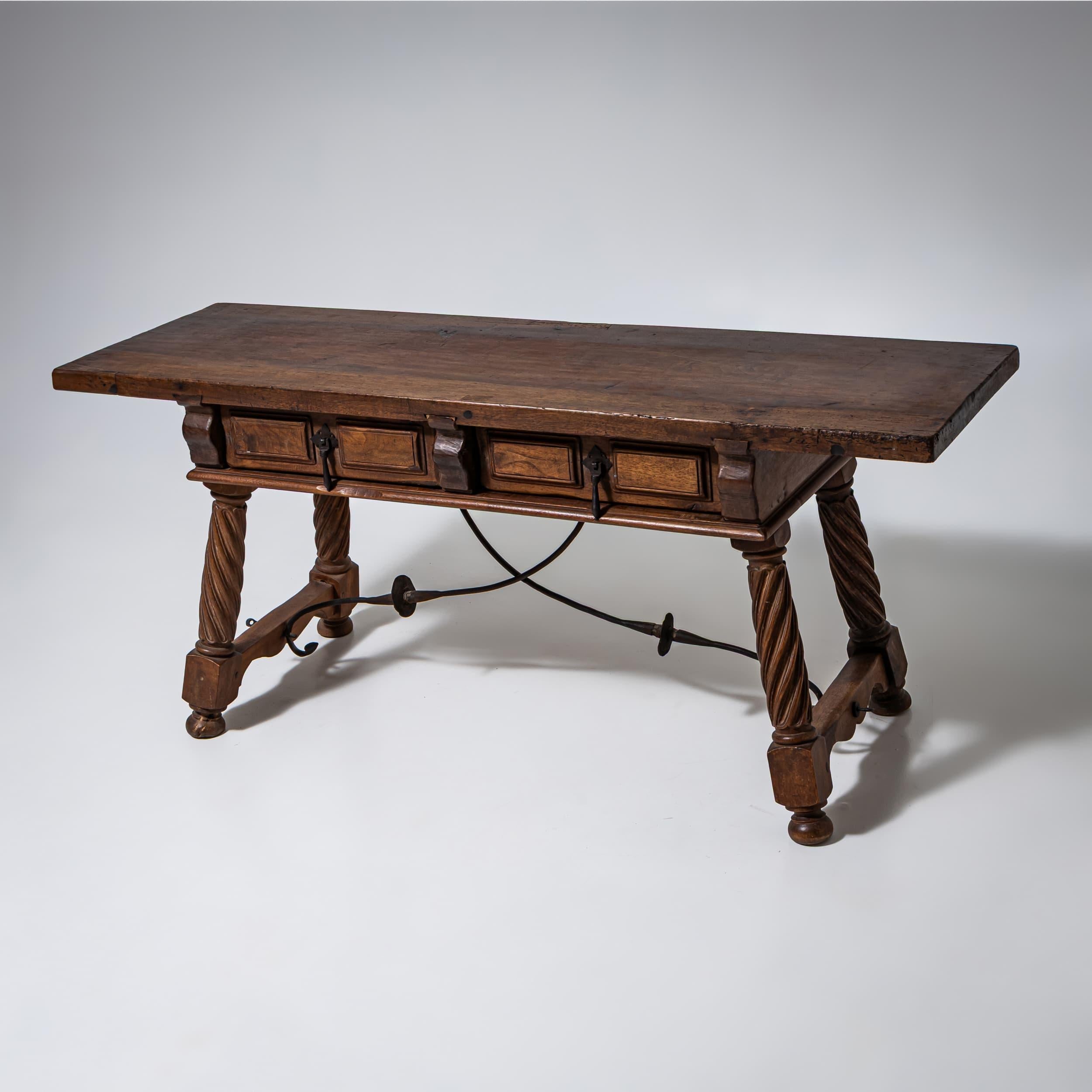 Spanish Console Table or Bench, 19th Century For Sale 1