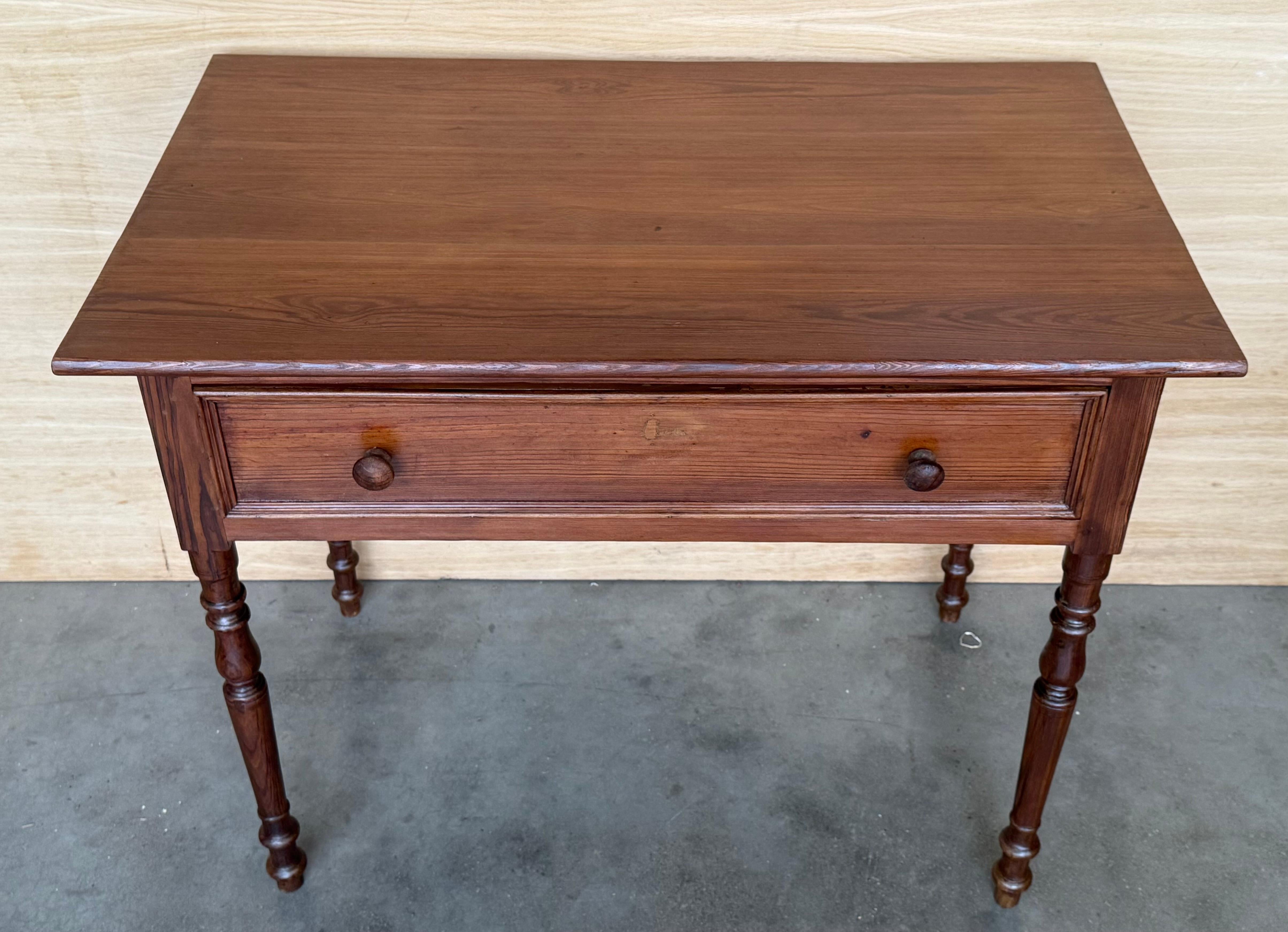 Espagnol Table de canapé ou console en pin 