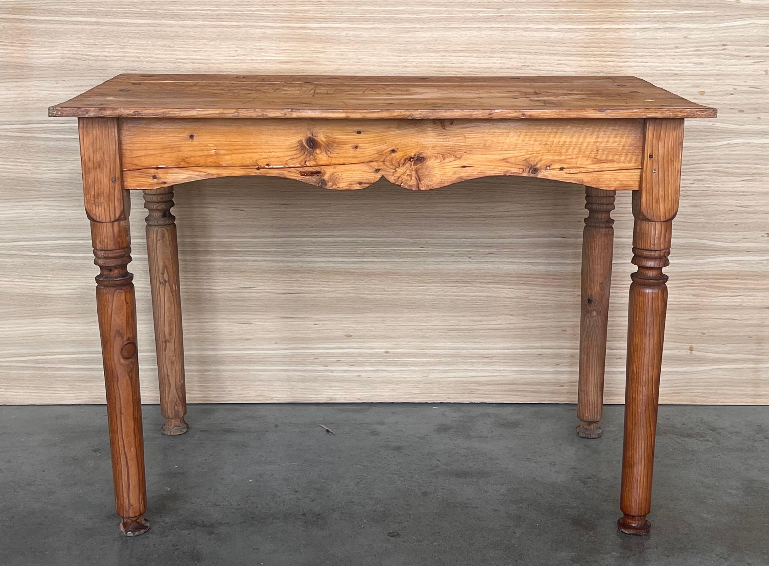 Fer Table de canapé ou console en pin 