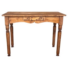 Mesa de Sofá o Consola con Cajón "Mobila" de Pino del País Español
