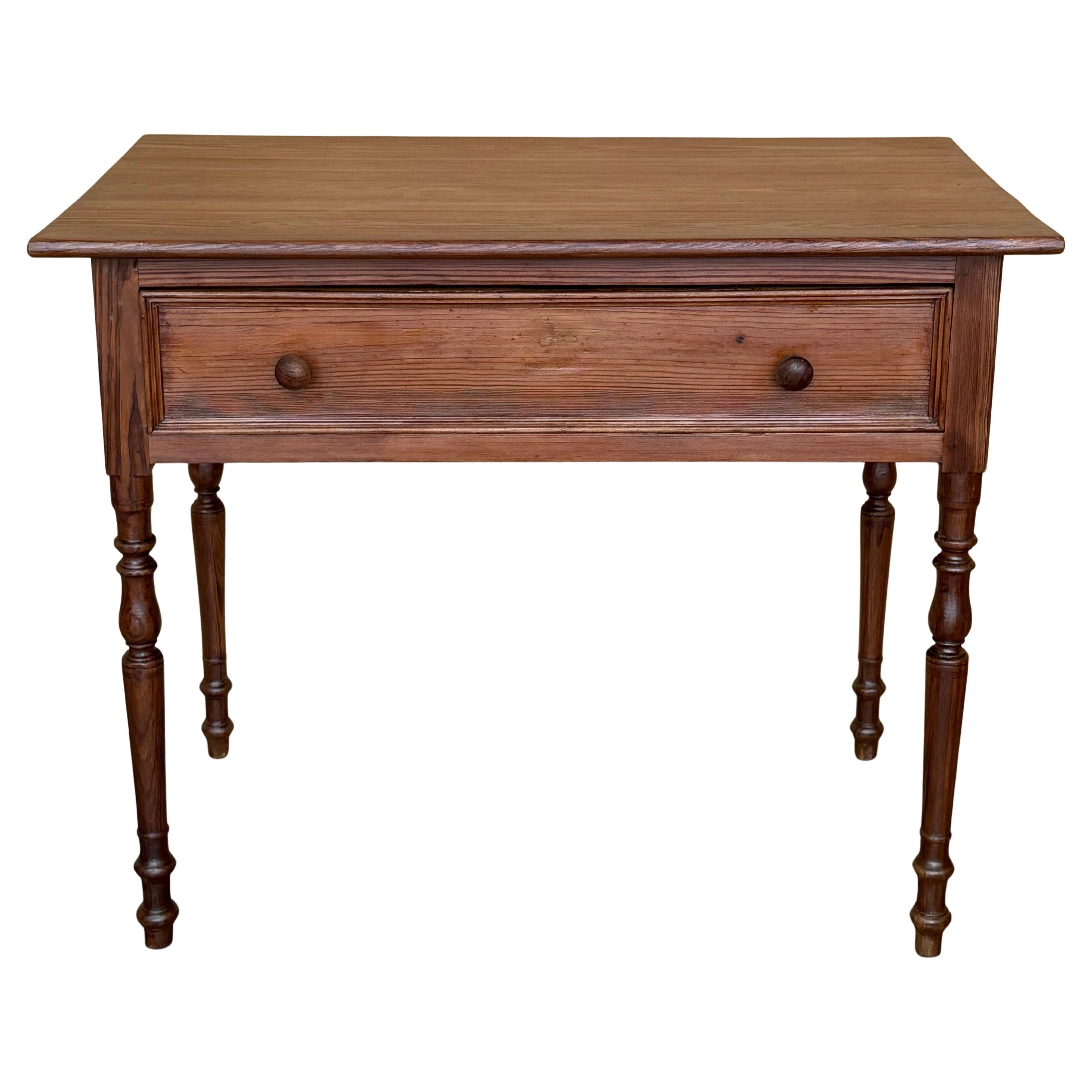 Table de canapé ou console en pin "Mobila" avec tiroir