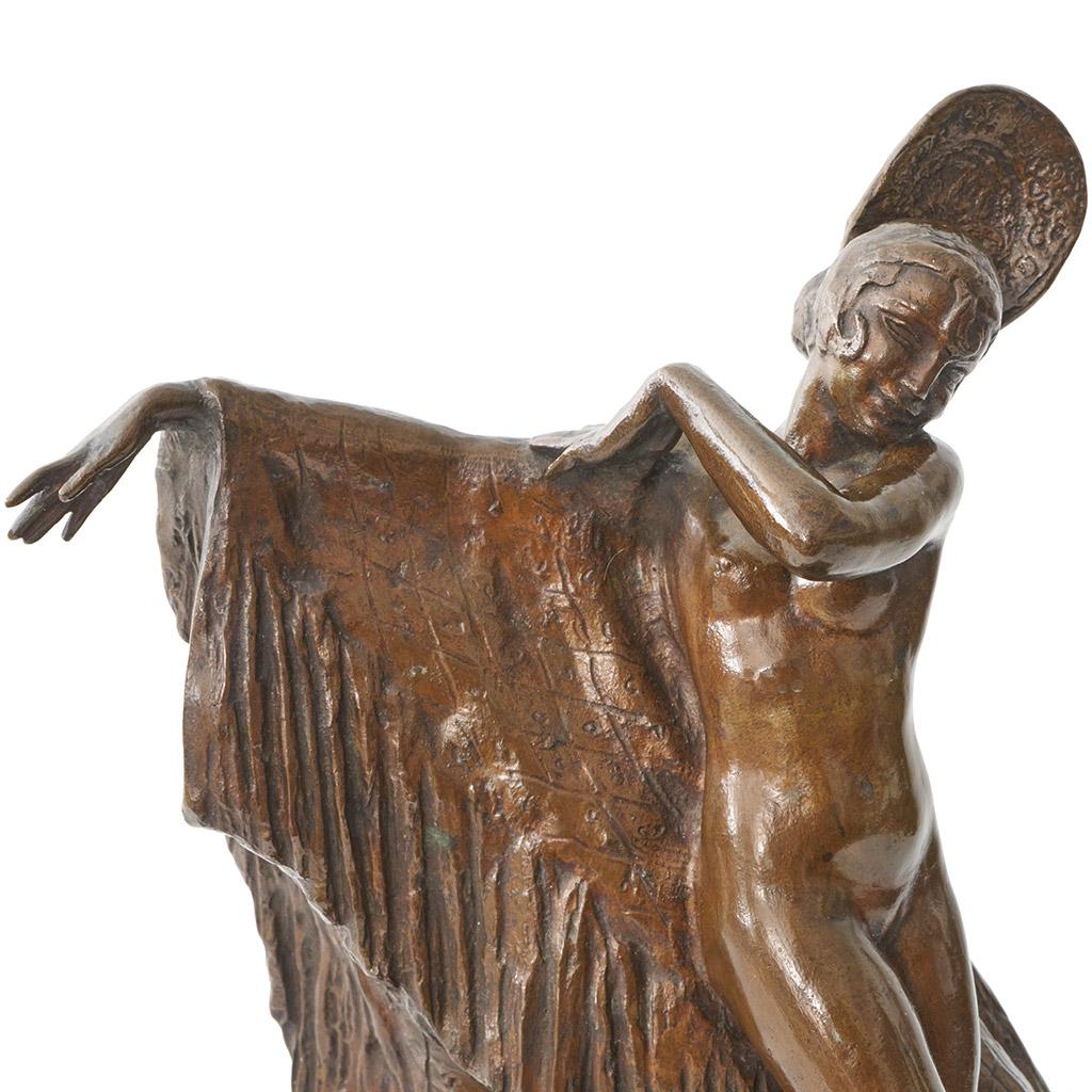 'Spanish Dancer' An Art Deco Bronze Sculpture by Louis Botinelly For Sale 5