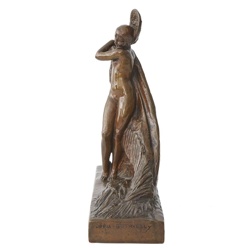 « Danseuse espagnole », sculpture en bronze Art déco de Louis Botinelly Bon état - En vente à Forest Row, East Sussex