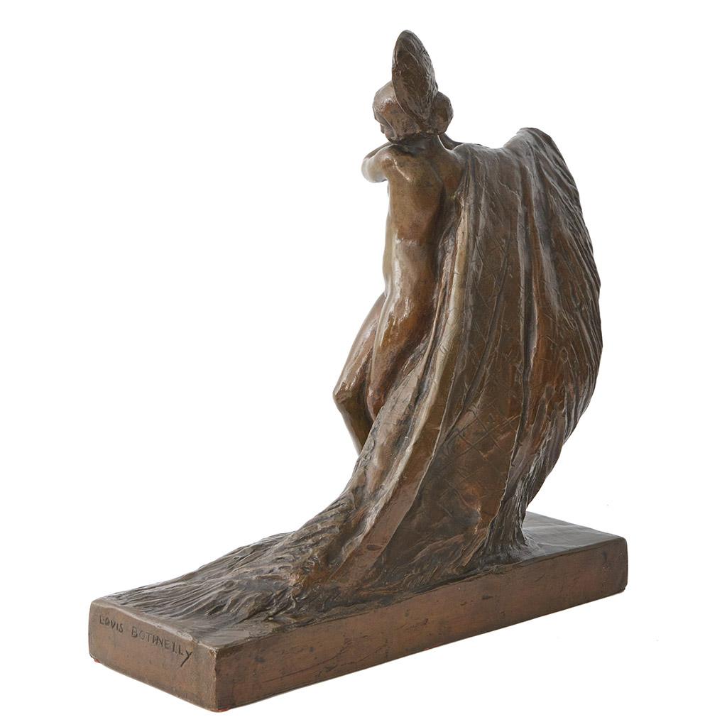 Début du 20ème siècle « Danseuse espagnole », sculpture en bronze Art déco de Louis Botinelly en vente