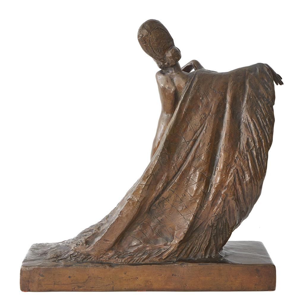 Bronze « Danseuse espagnole », sculpture en bronze Art déco de Louis Botinelly en vente