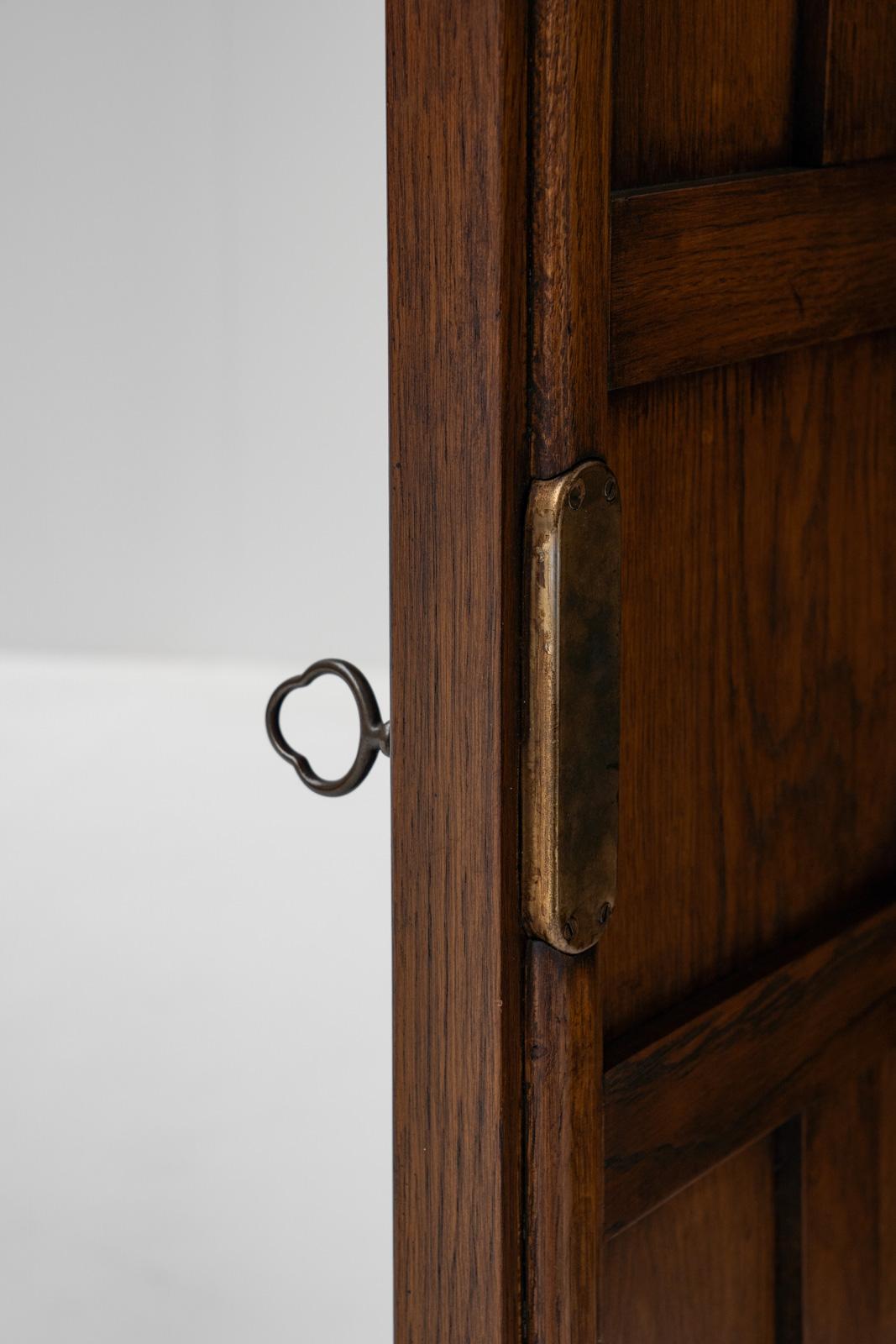 Spanish Dark Oak Sideboard, 1960s For Sale 6