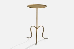 Designer spagnolo, tavolino, metallo, Spagna, anni '80