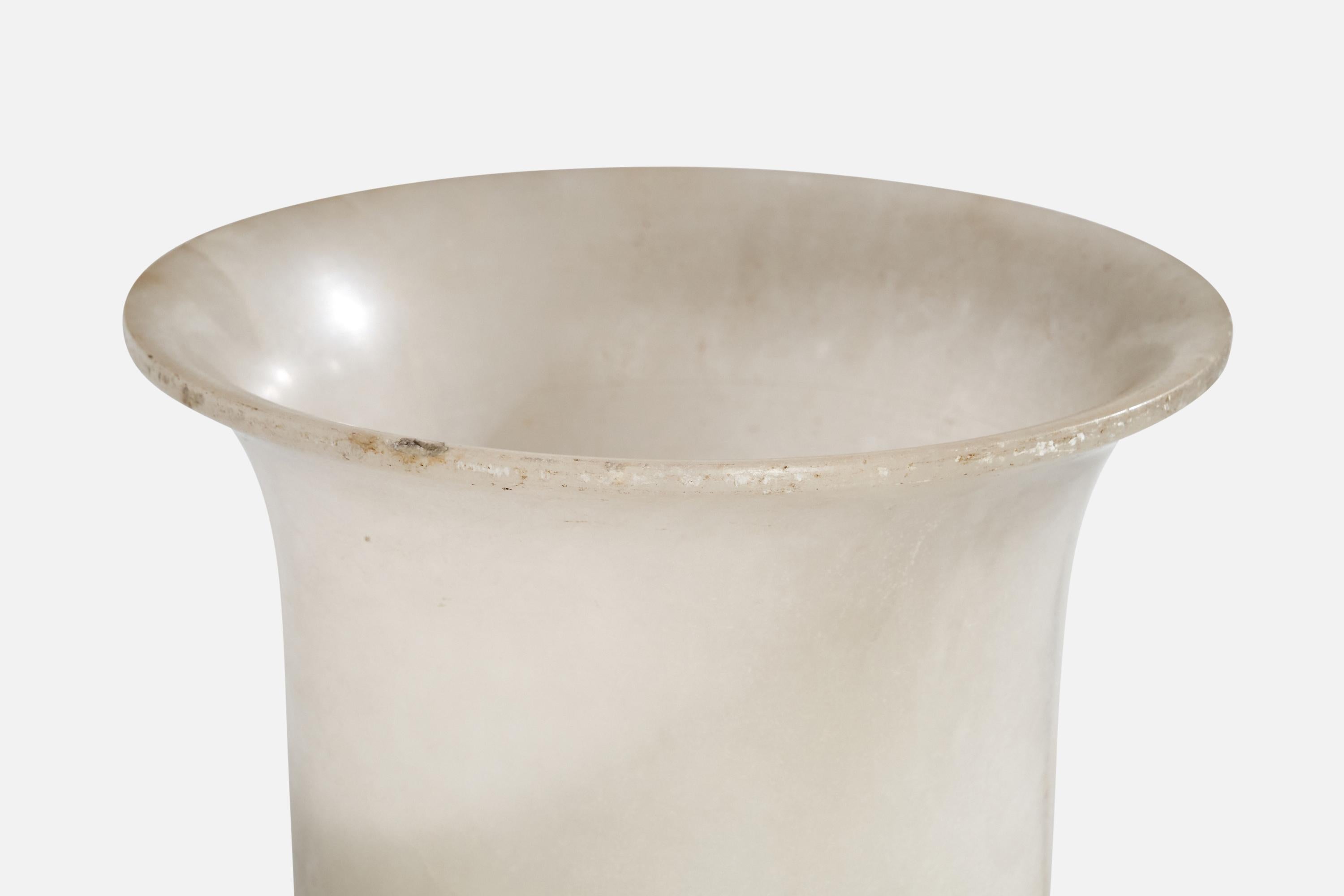 Milieu du XXe siècle Designer espagnol, lampe de table, albâtre, Espagne, années 1940 en vente