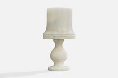 Spanish Designer, Table Lamp, Alabaster, Spain, 1970s