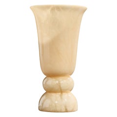 Spanish Designer, Table Lamp, Alabaster, Spain, 1970s