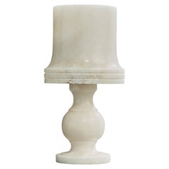 Spanish Designer, Table Lamp, Alabaster, Spain, 1970s