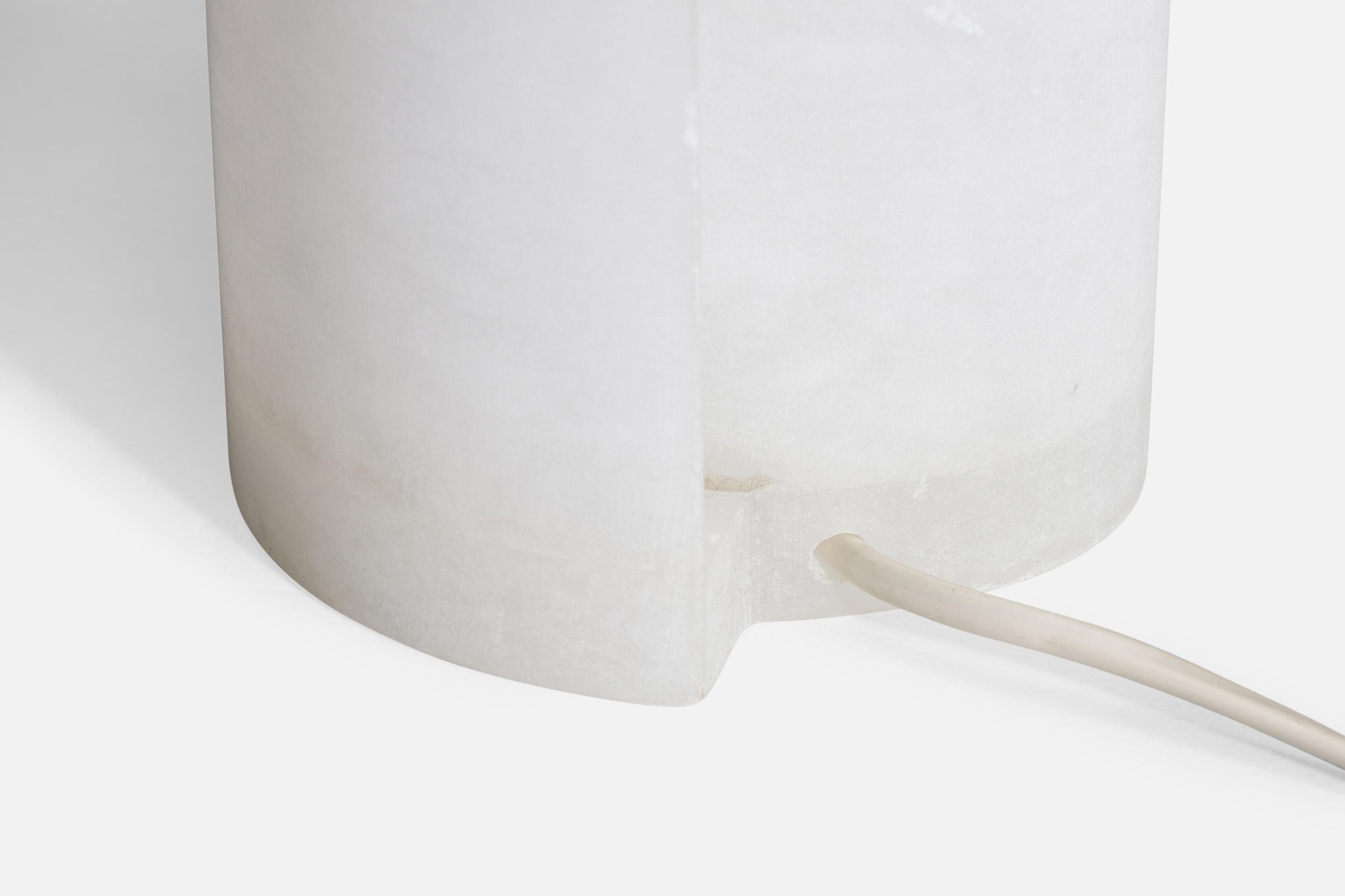 Spanish Designer, Table Lamp, Alabaster, Spain, 1980s For Sale 5