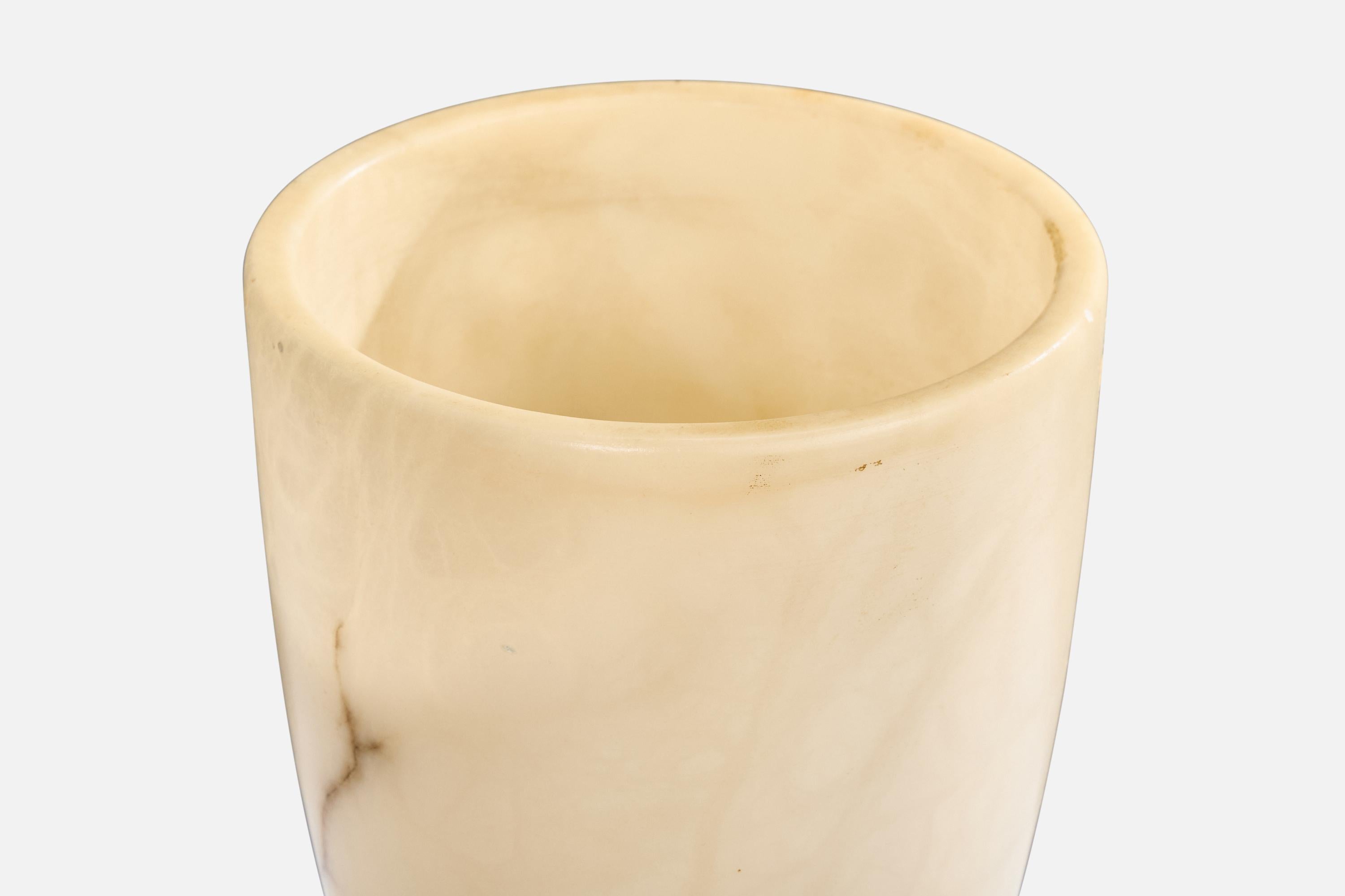 Fin du 20e siècle Designer espagnol, lampe de table, albâtre, Espagne, années 1980 en vente