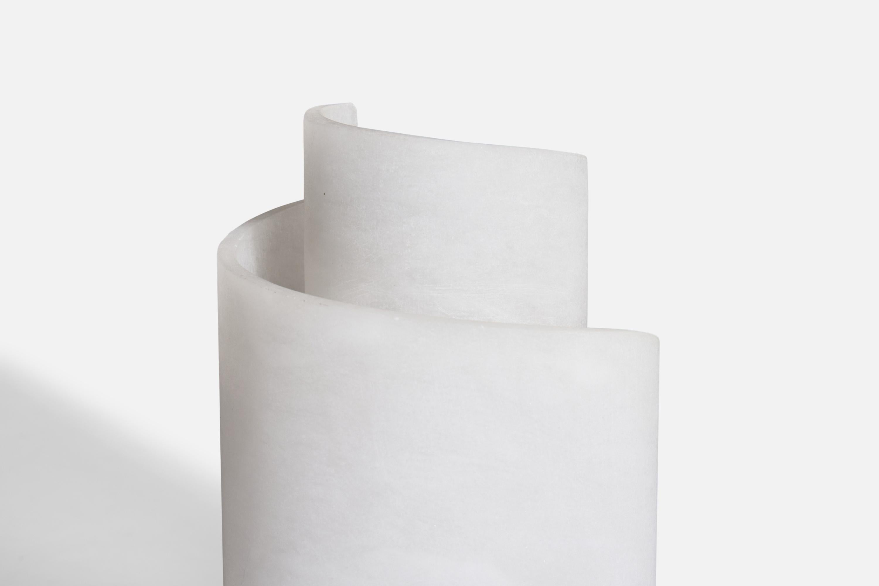 Spanish Designer, Table Lamp, Alabaster, Spain, 1980s For Sale 3