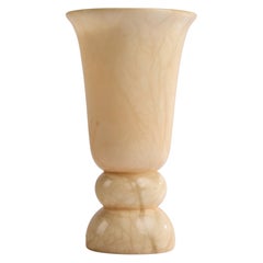 Spanish Designer, Table Lamp, Alabaster, Spain, 1980s