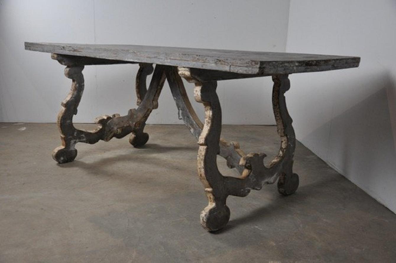 Spanish dining table, 19th century.