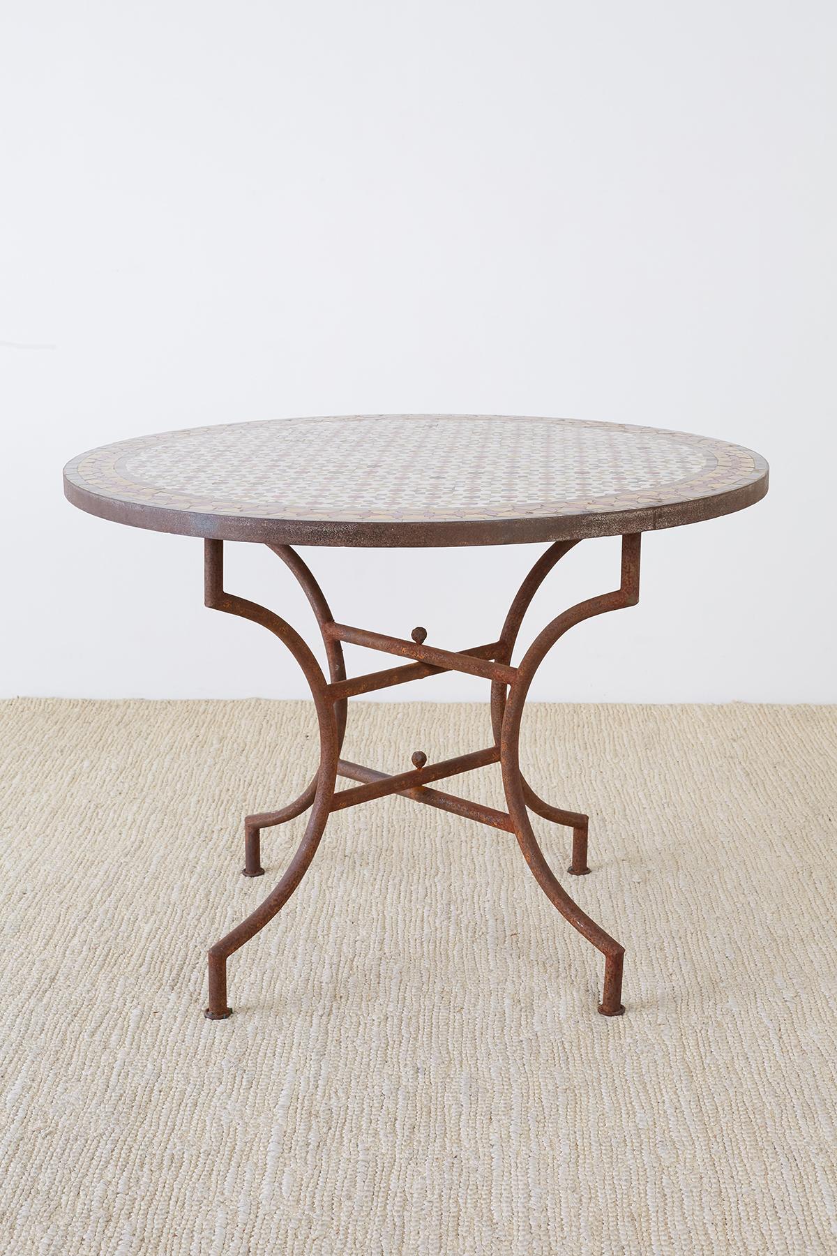 spanish tile dining table