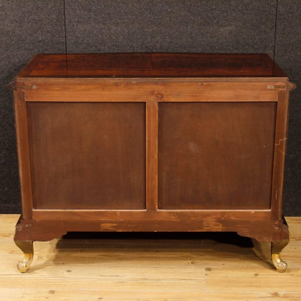 Spanish Dresser in Carved Mahogany with Four Drawers from 20th Century 2