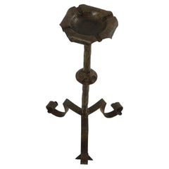 Spanish Drinks Table/ Drinks Table / End Side Table in Wrought Iron, 1940s