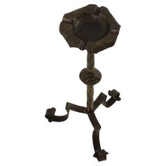Spanish Drinks Table/ Drinks Table / End Side Table in Wrought Iron, 1940s
