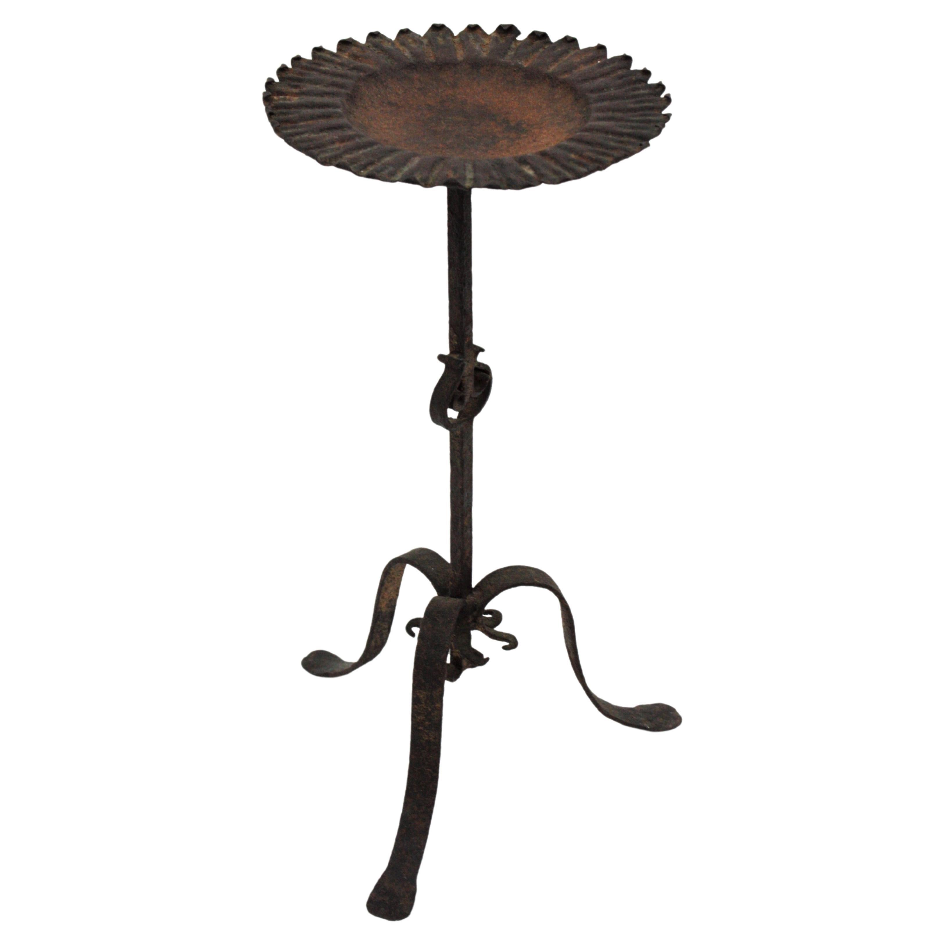 Spanish Drinks Table in Wrought Iron, 1940s 3