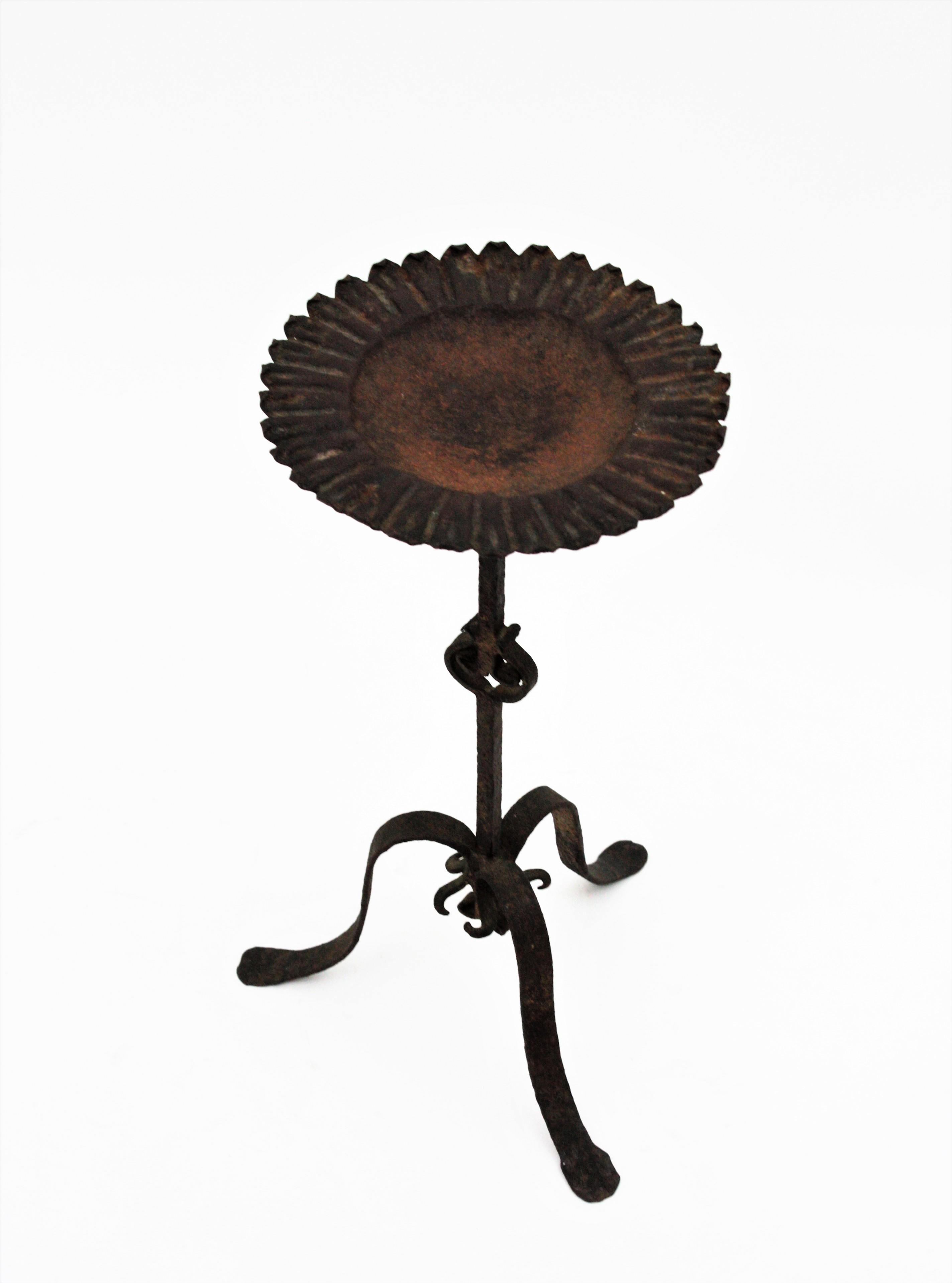 Spanish Drinks Table in Wrought Iron, 1940s 4