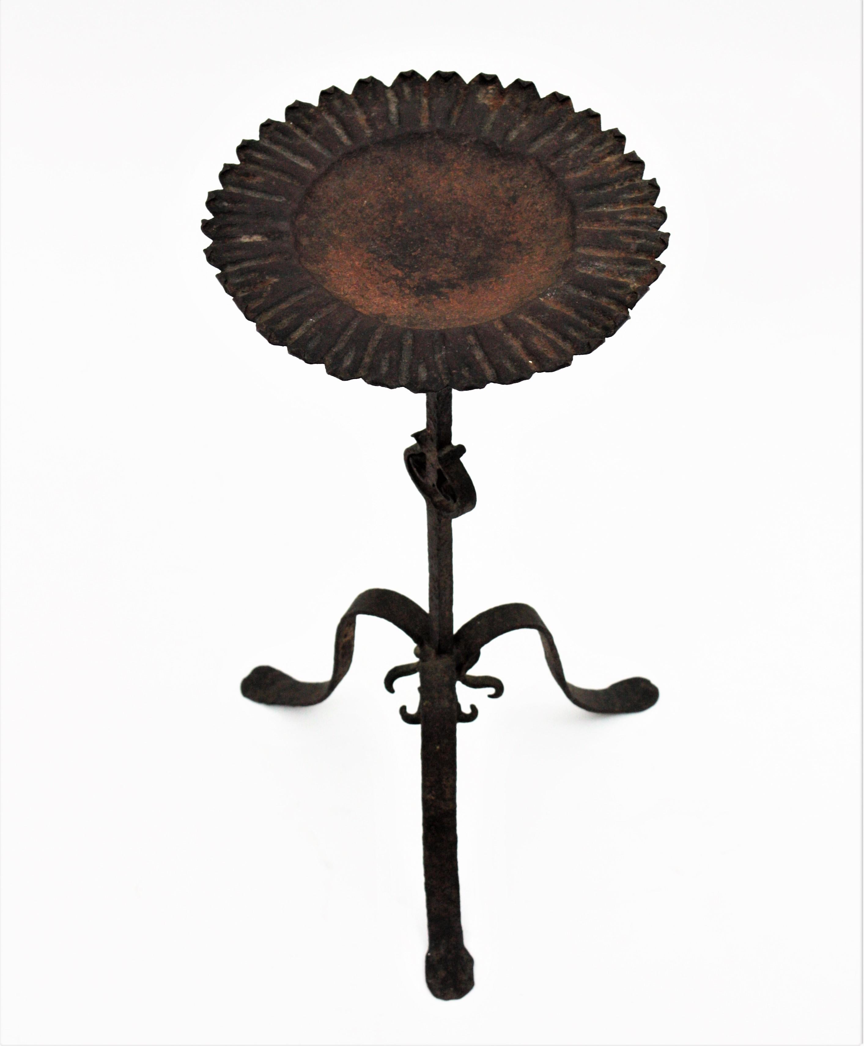Spanish Drinks Table in Wrought Iron, 1940s 5