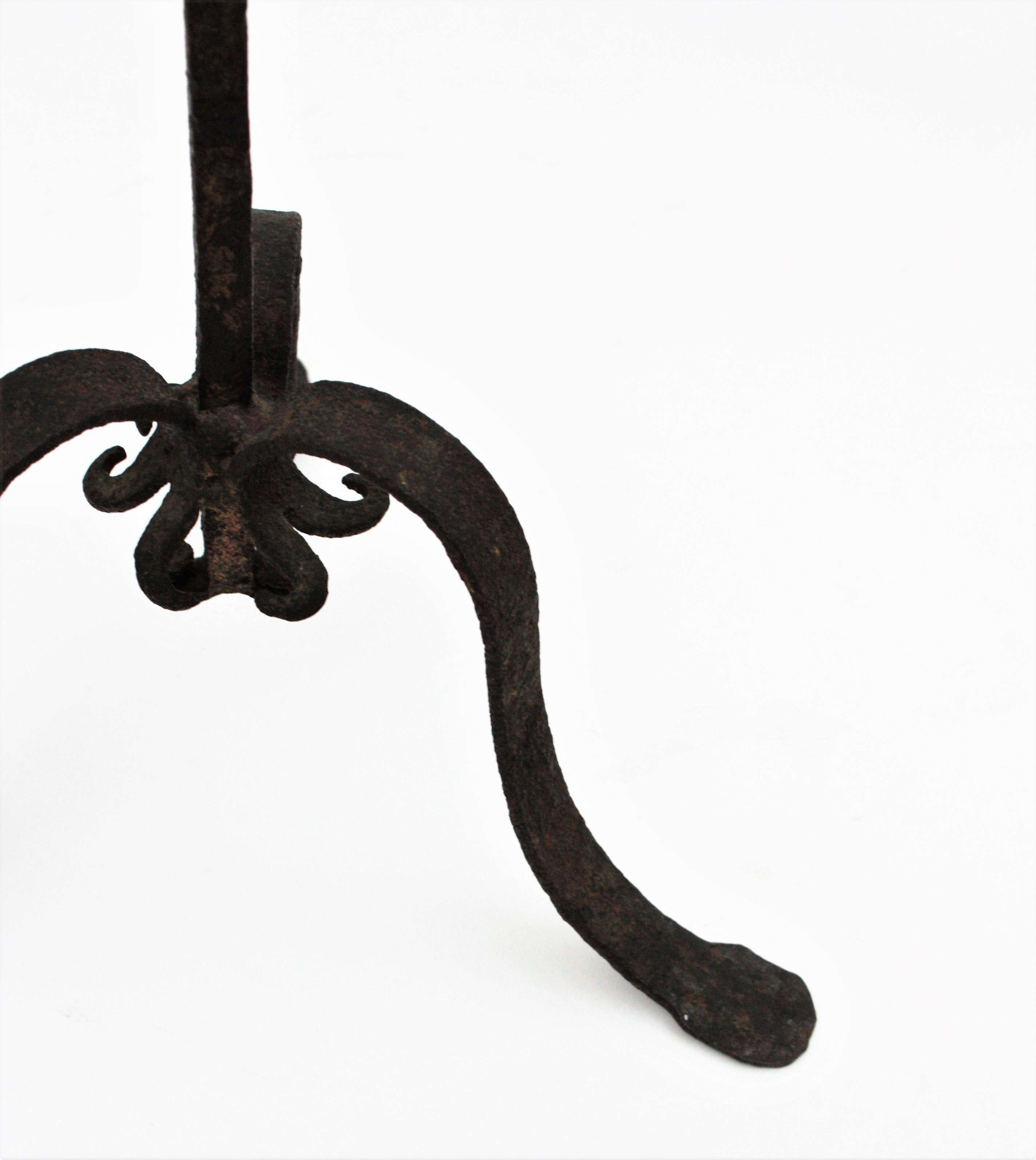 Spanish Drinks Table in Wrought Iron, 1940s 9