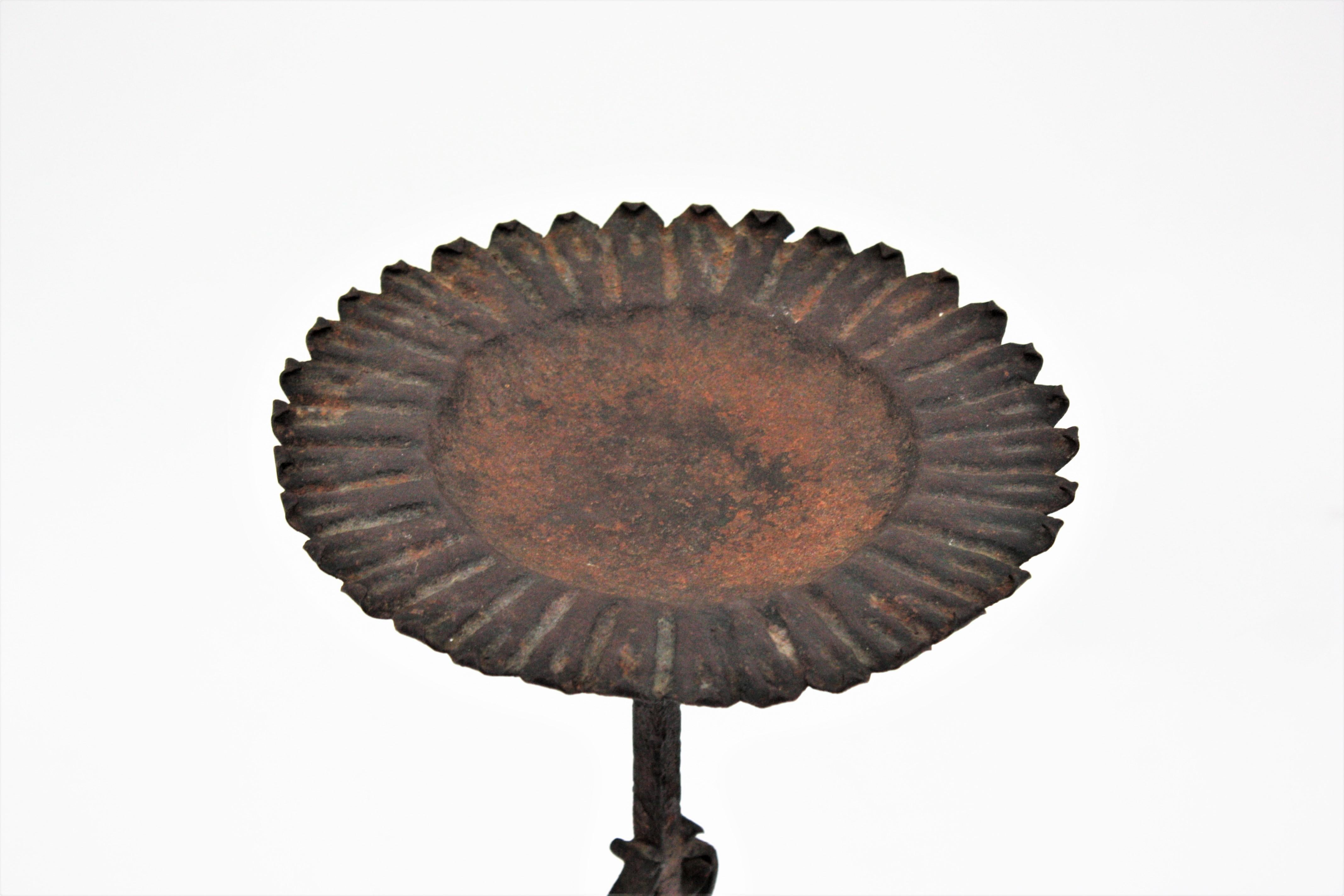 Spanish Drinks Table in Wrought Iron, 1940s In Good Condition In Barcelona, ES
