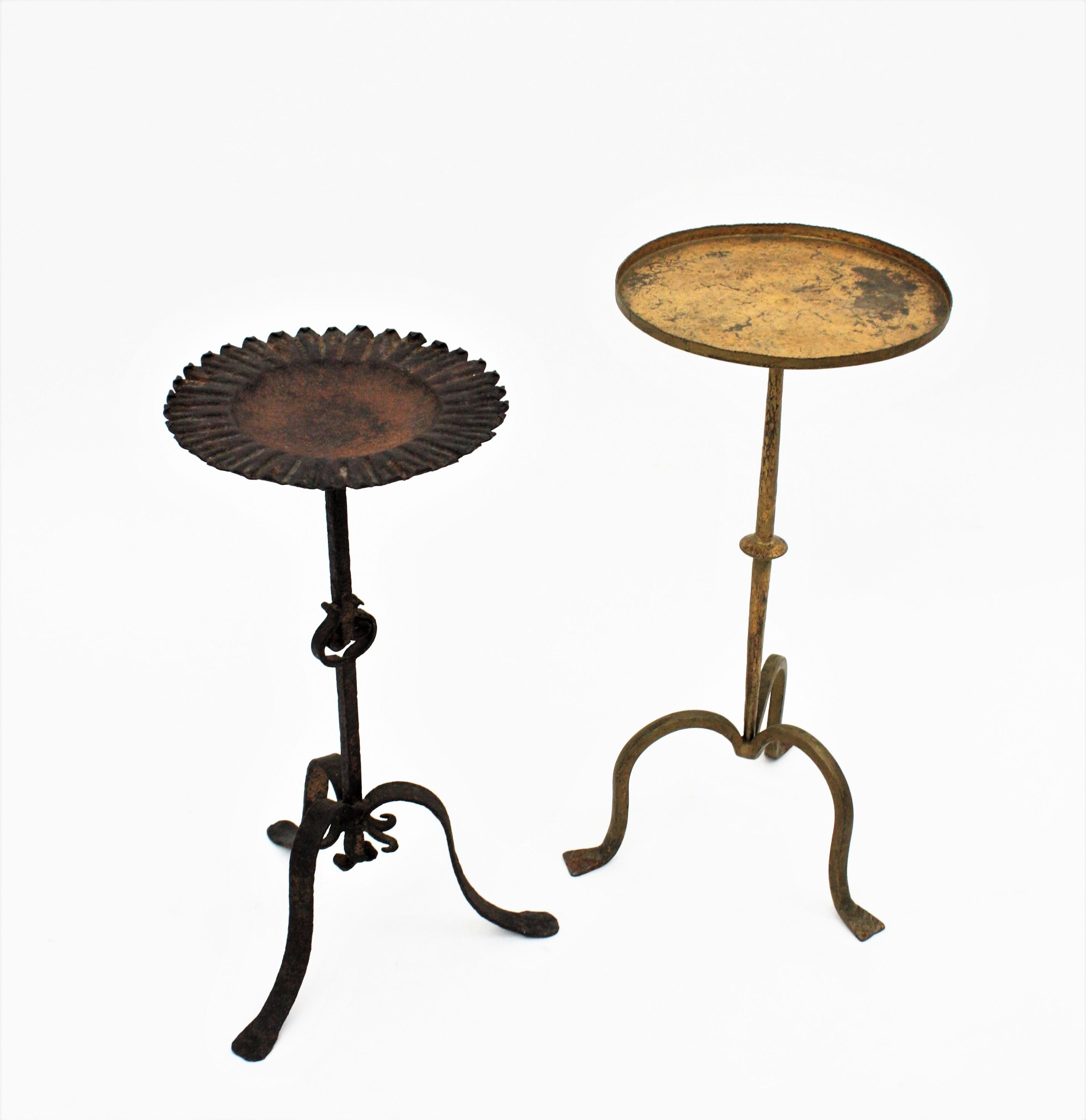 Spanish Drinks Table in Wrought Iron, 1940s 2