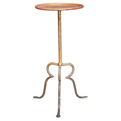 Spanish Drinks Table with Elevated Tripod Base 