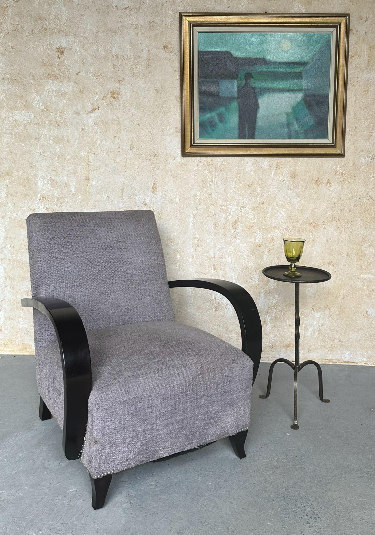 Mid-Century Modern Spanish Drinks Table with Twisted Stem For Sale