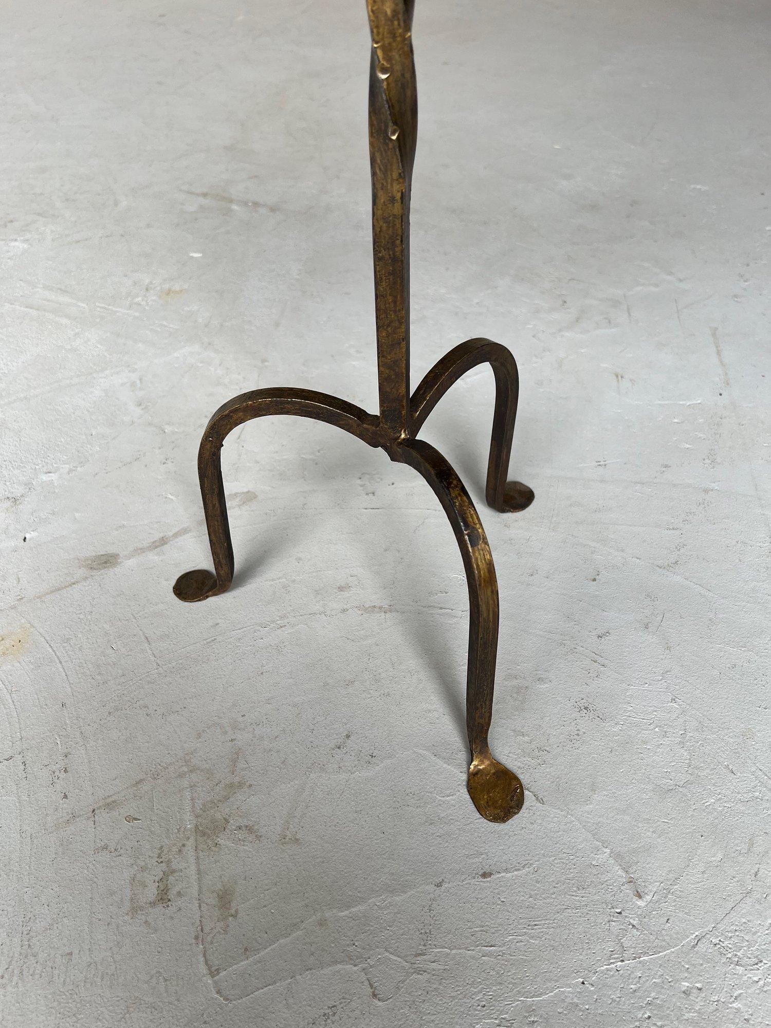 Spanish Drinks Table with Twisted Stem For Sale 1