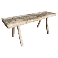 Spanish Early 19th Century Rustic Bench