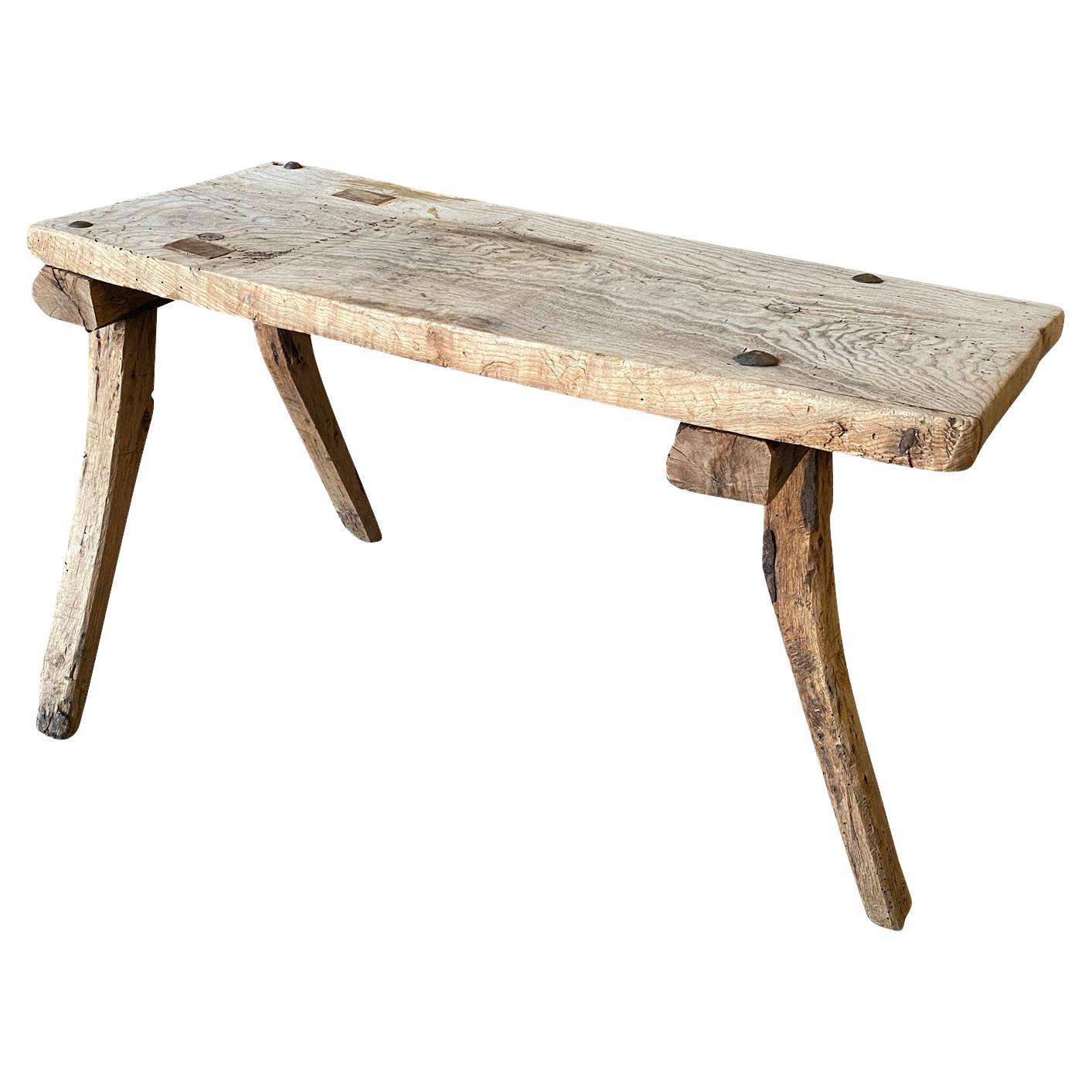 Spanish Early 19th Century Rustic Console, Work Table