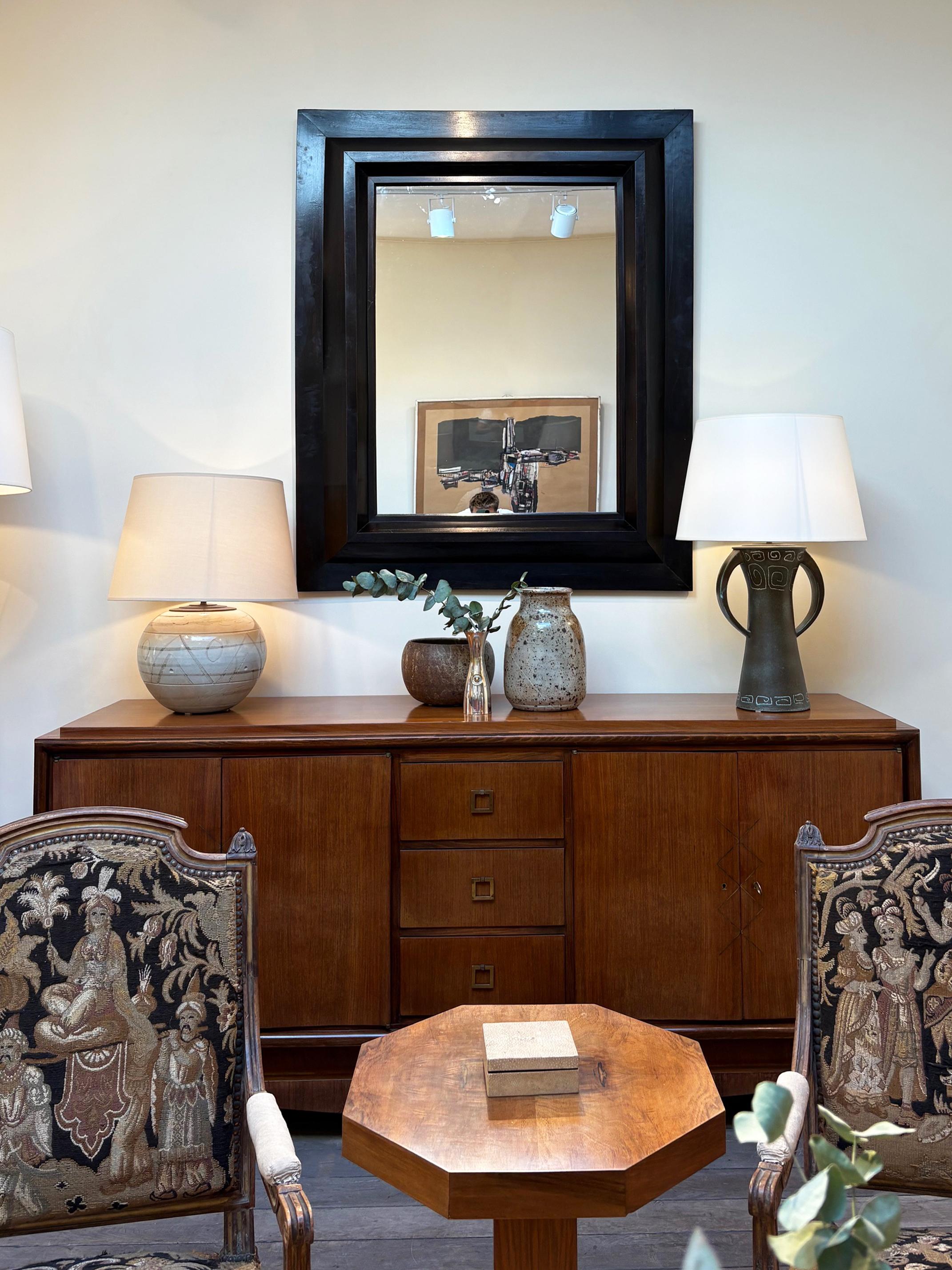 Ebonized Spanish Ebonised Mirror For Sale