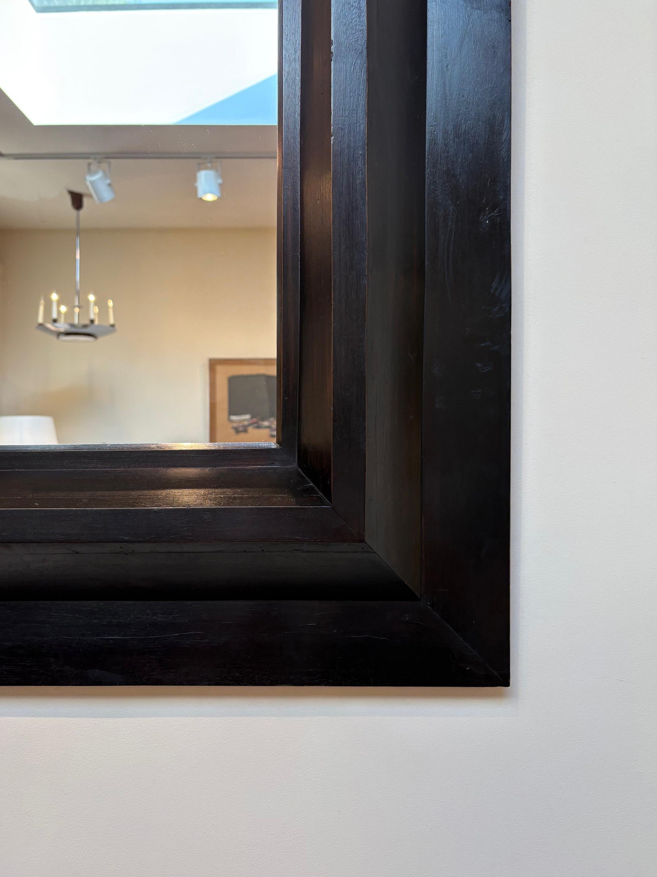 Spanish Ebonised Mirror In Good Condition For Sale In London, GB