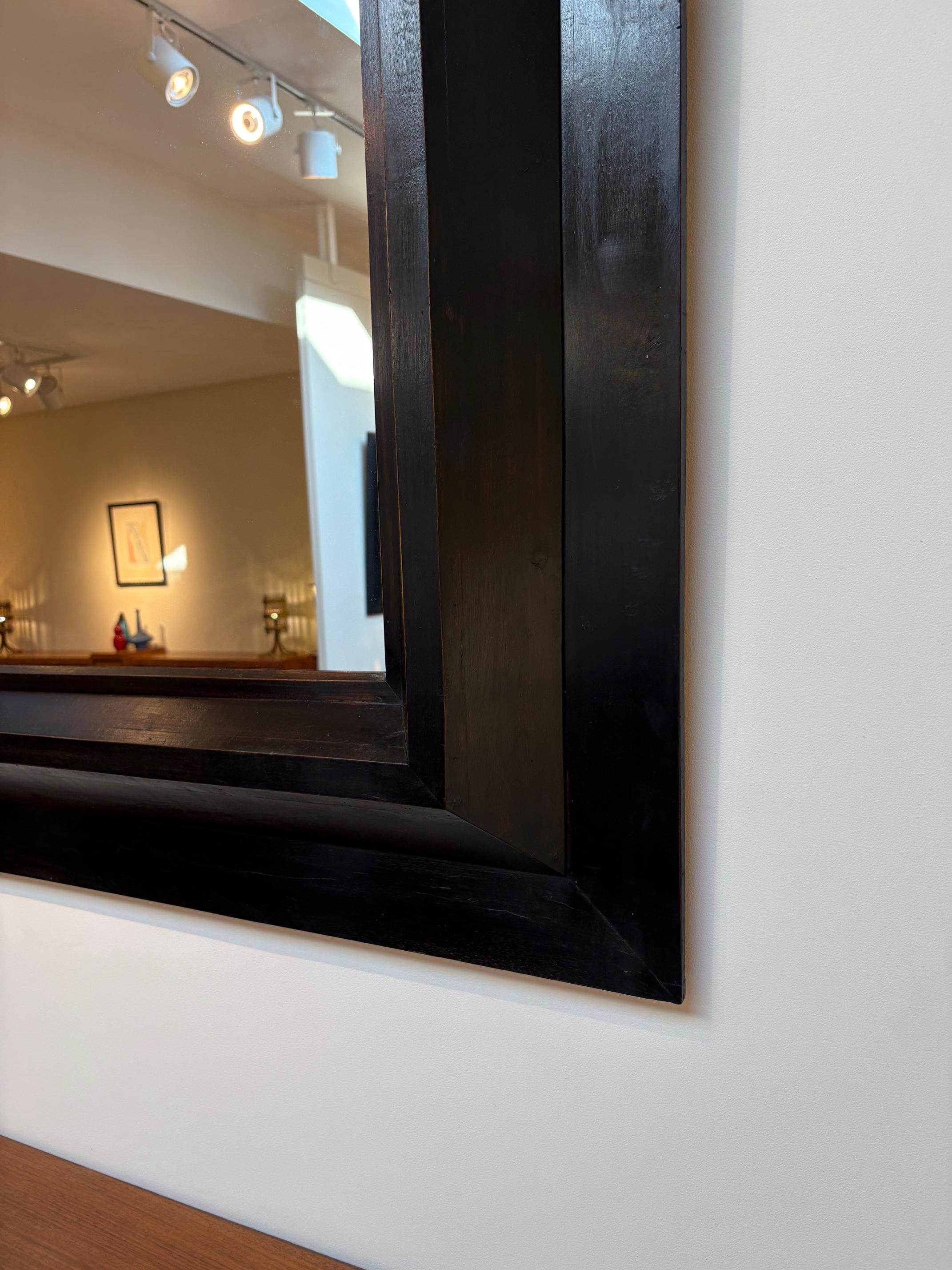 20th Century Spanish Ebonised Mirror For Sale