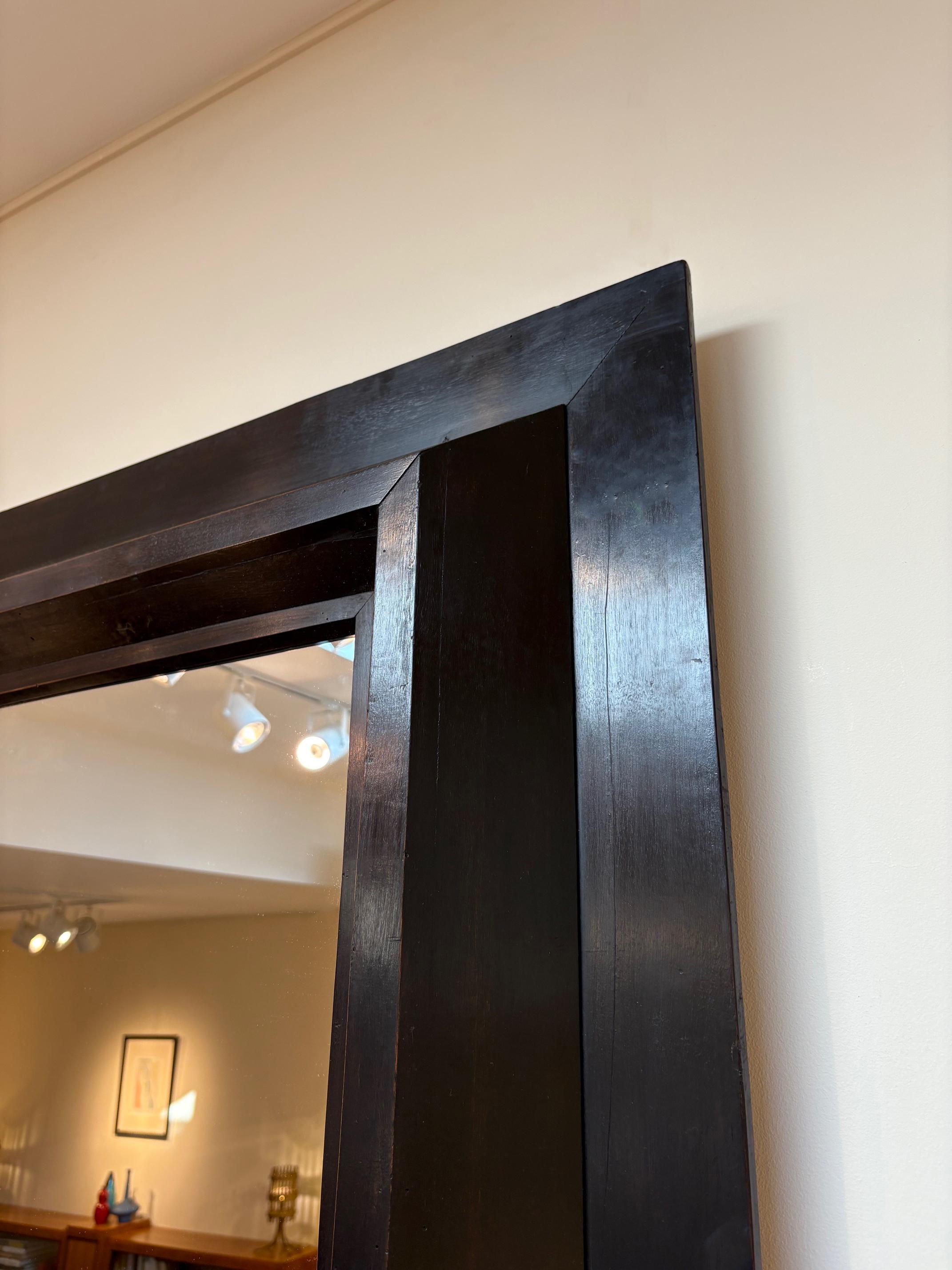 Spanish Ebonised Mirror For Sale 1