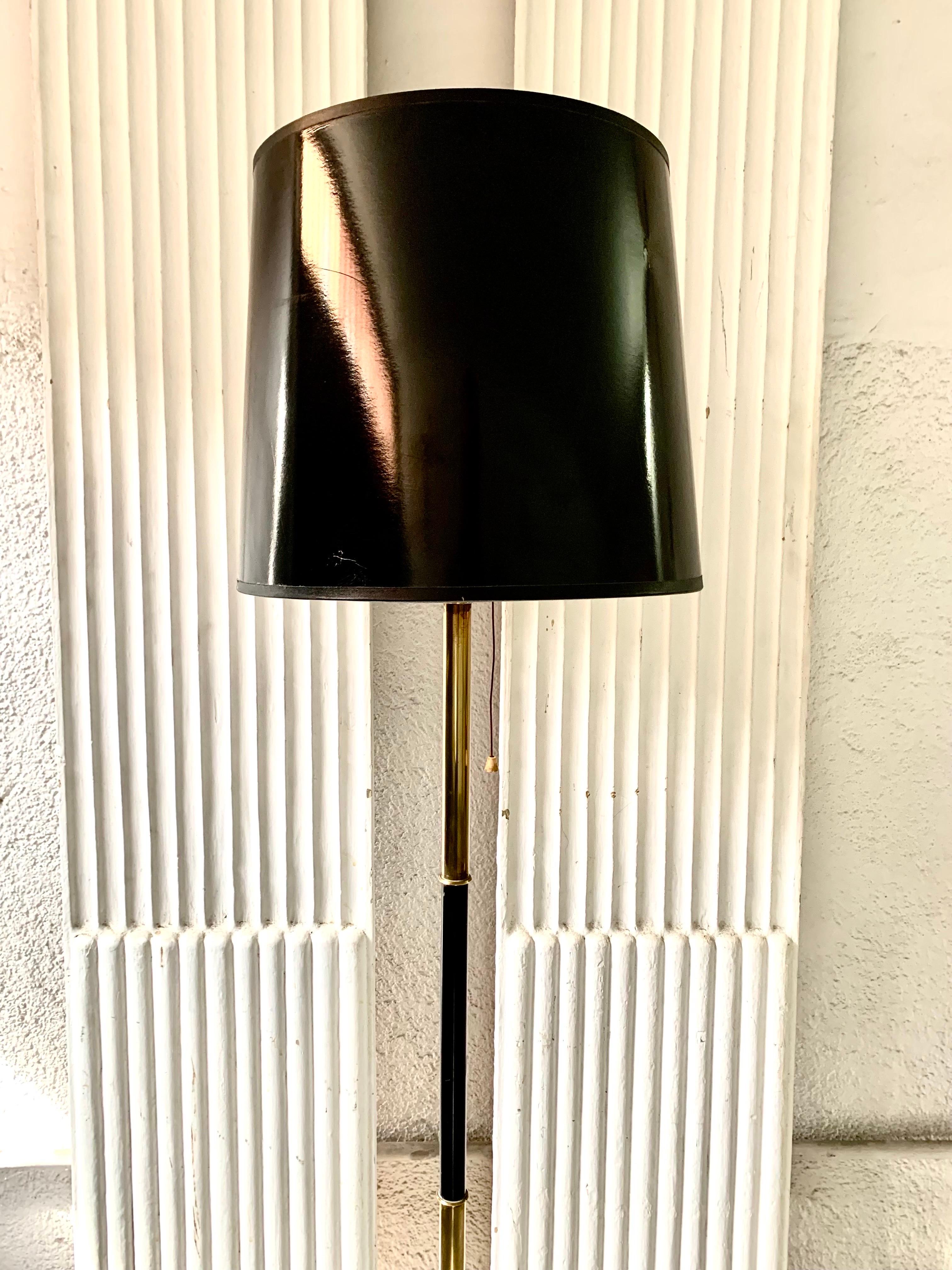Spanish Floor Lamp 70s, in Lacquered Metal, Brass and Bronce 11