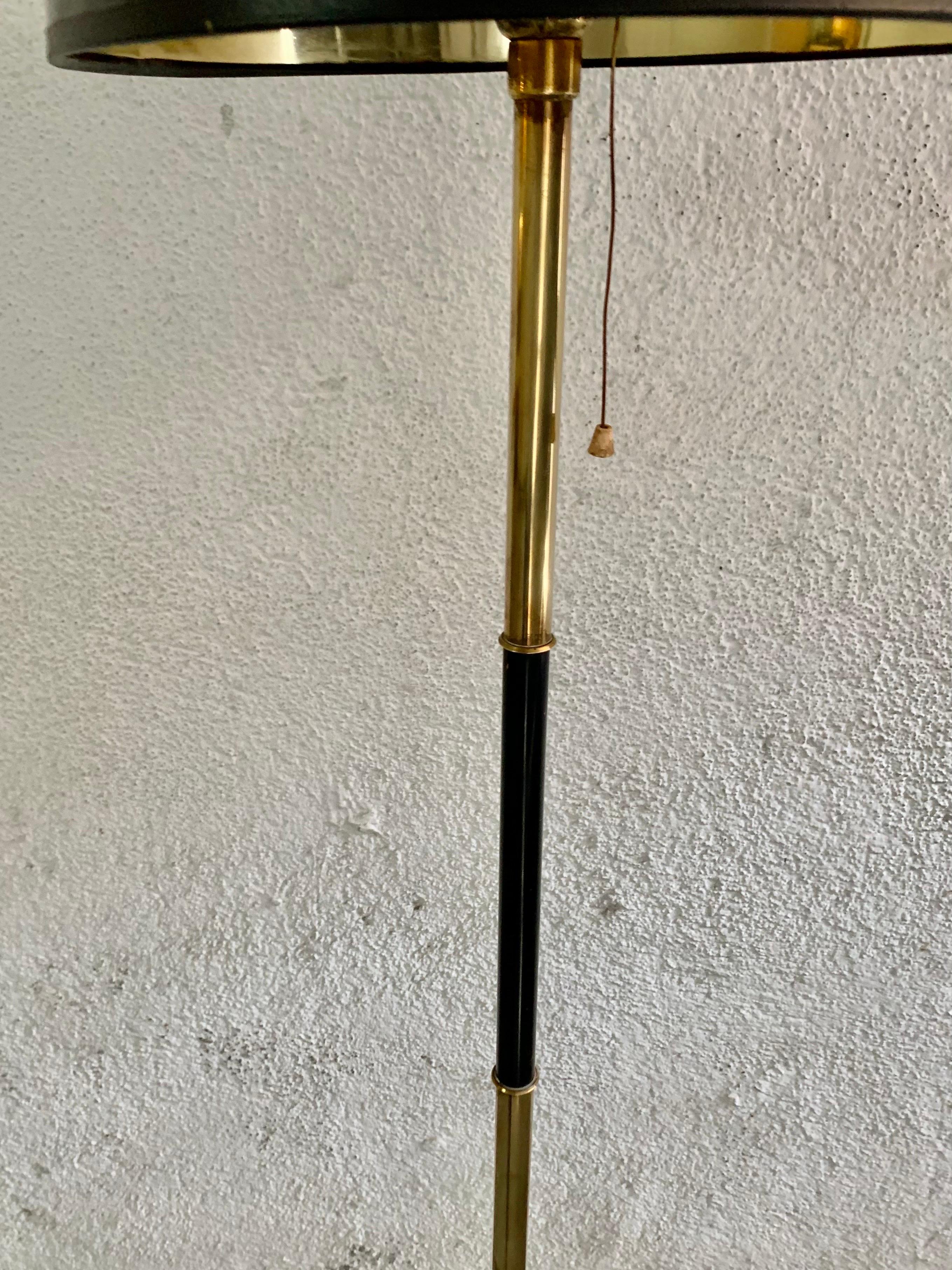 Spanish Floor Lamp 70s, in Lacquered Metal, Brass and Bronce 2