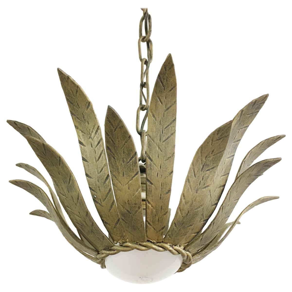 Spanish Flower Ceiling Light, 1950s