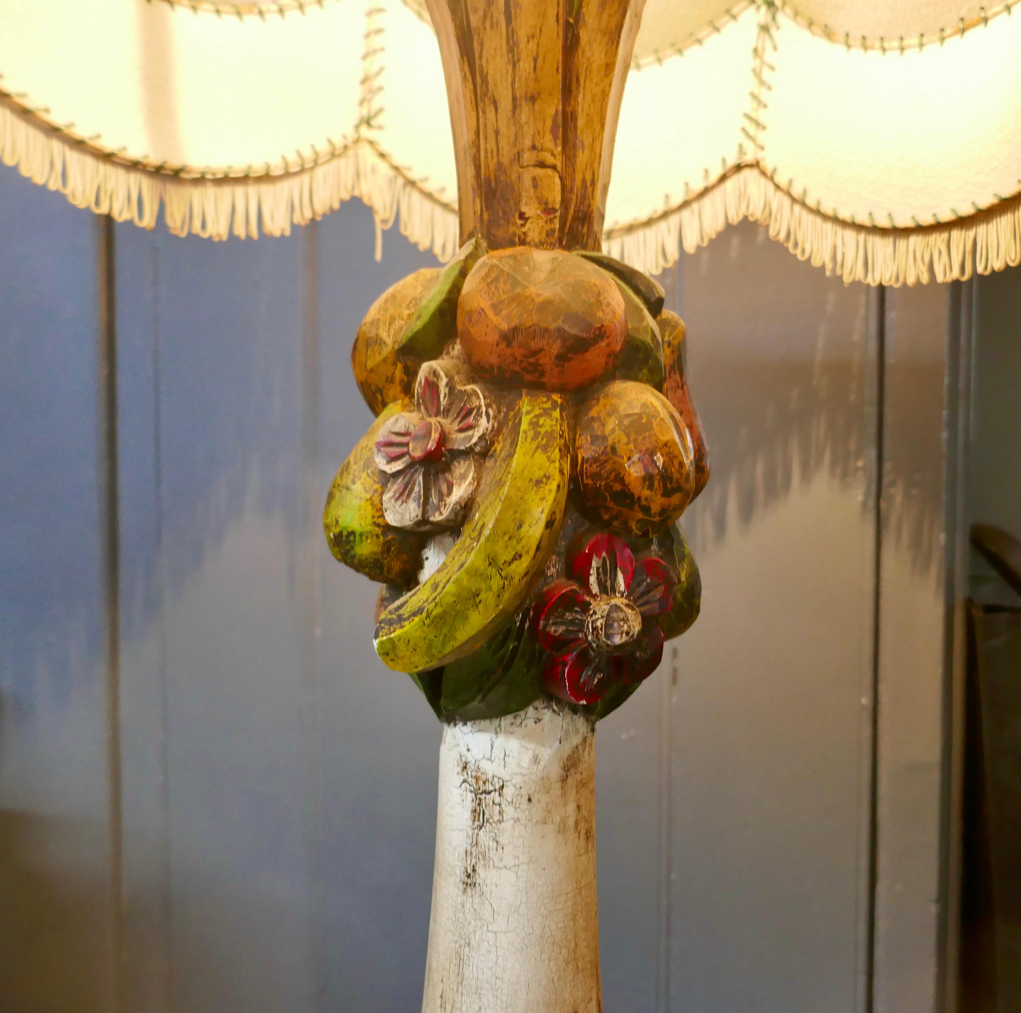 Spanish Folk Art Floor Standing Standard Lamp For Sale 1